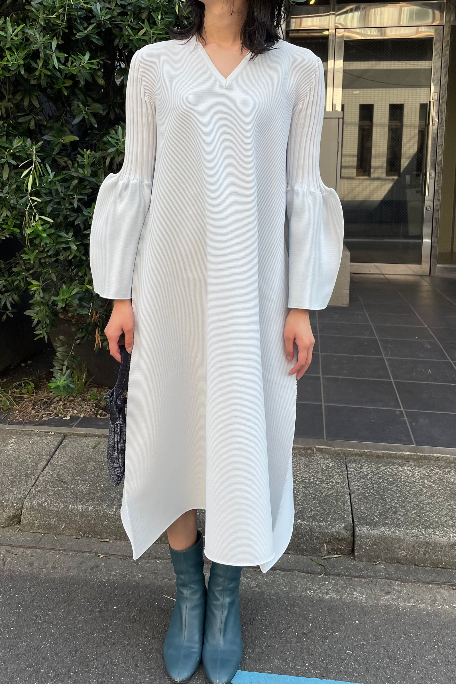 初期ロング丈】CFCL POTTERY KAFTAN ワンピースの+