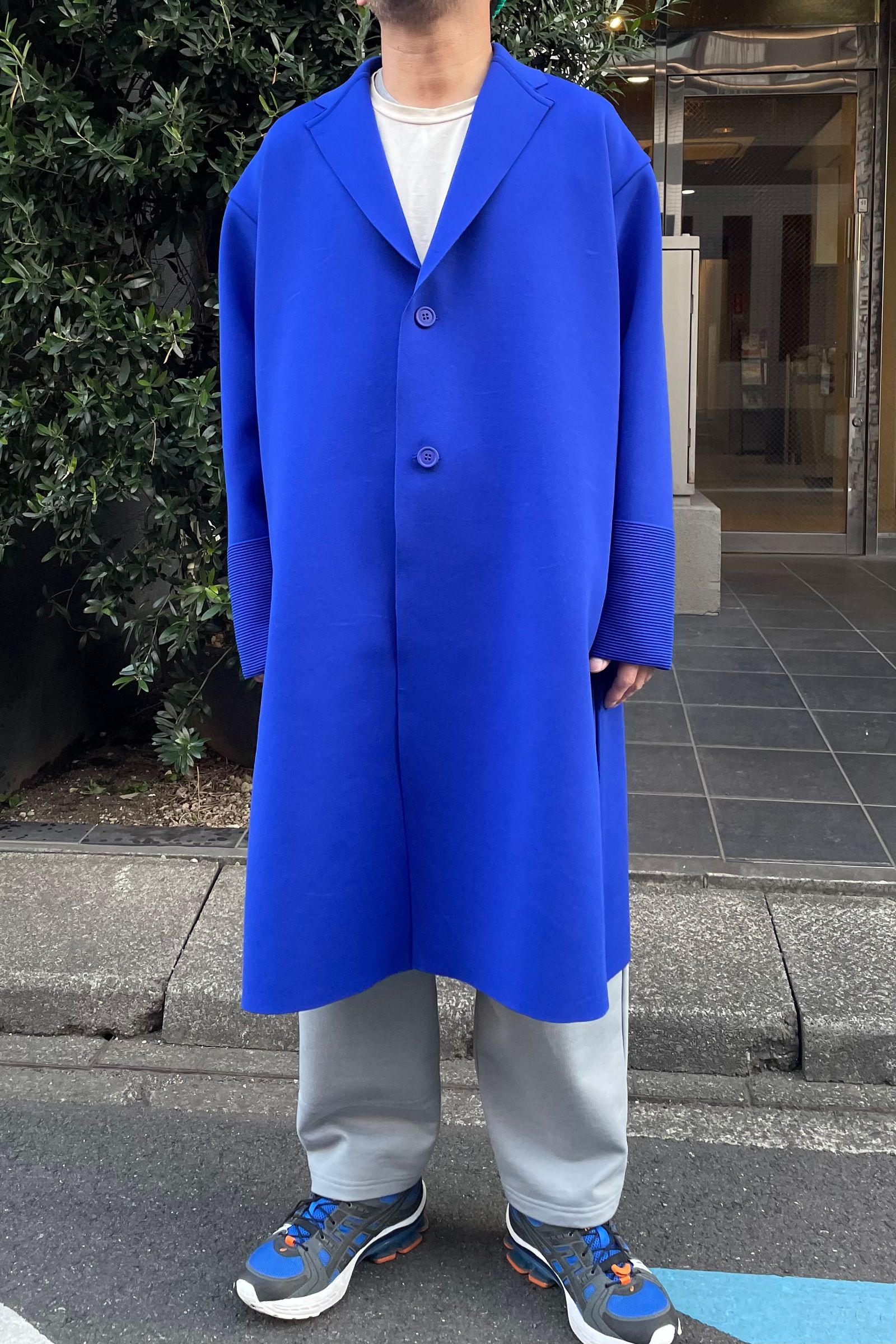 CFCL - df high gauge coat 1-blue- men | asterisk