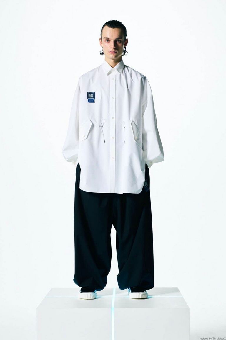 FUMITO GANRYU - extreme slacks -navy- 22aw | asterisk