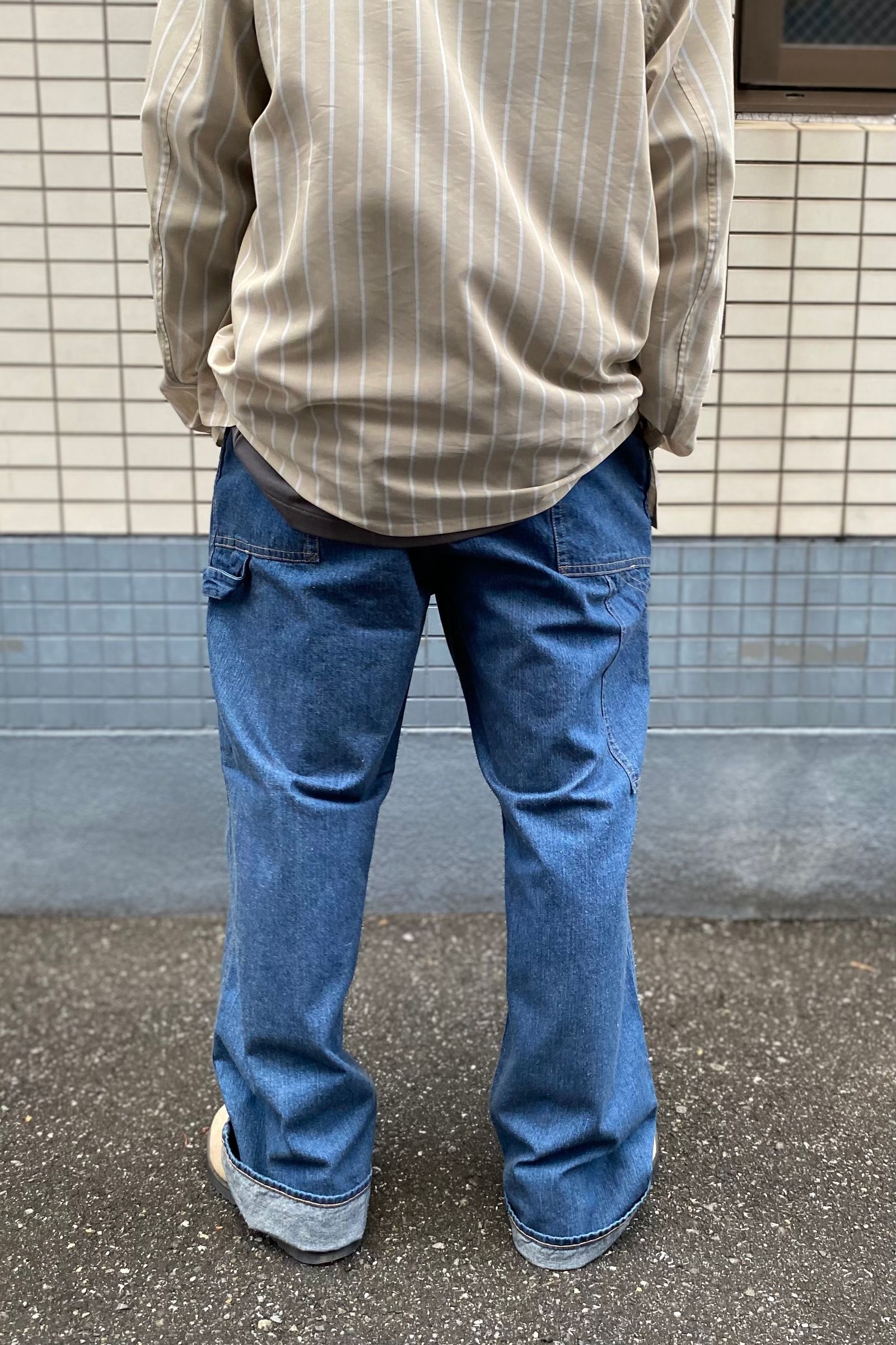 アプレッセ A.PRESSE DENIM PAINTER PANTS 3 | housecleaningmadison.com