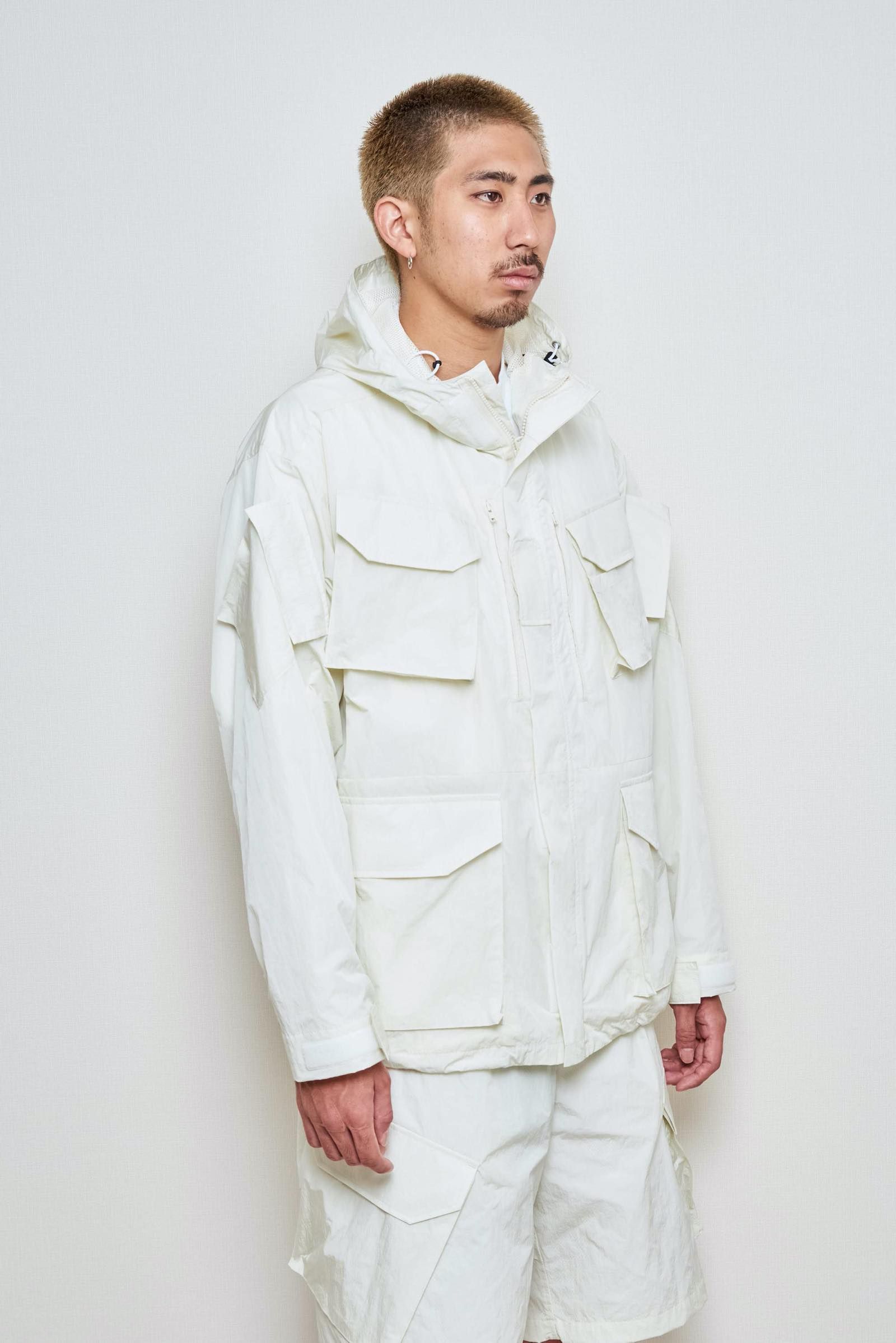 is-ness - salt shrink smock jacket 22ss | asterisk