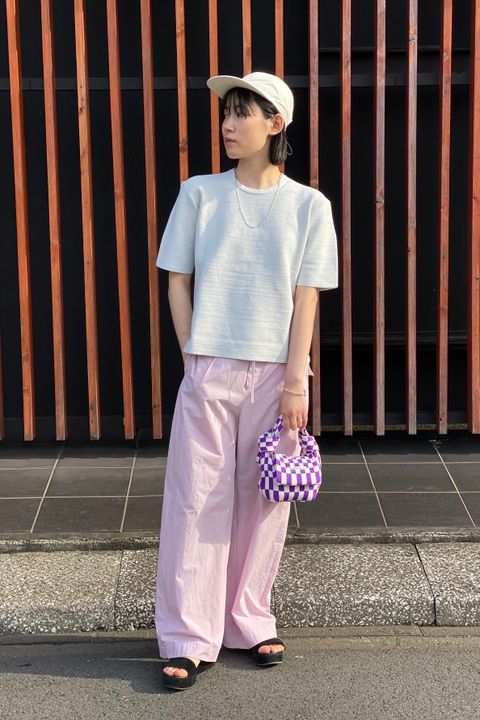 着回しきくミニマルなハーフスリーブTシャツ/CFCL
