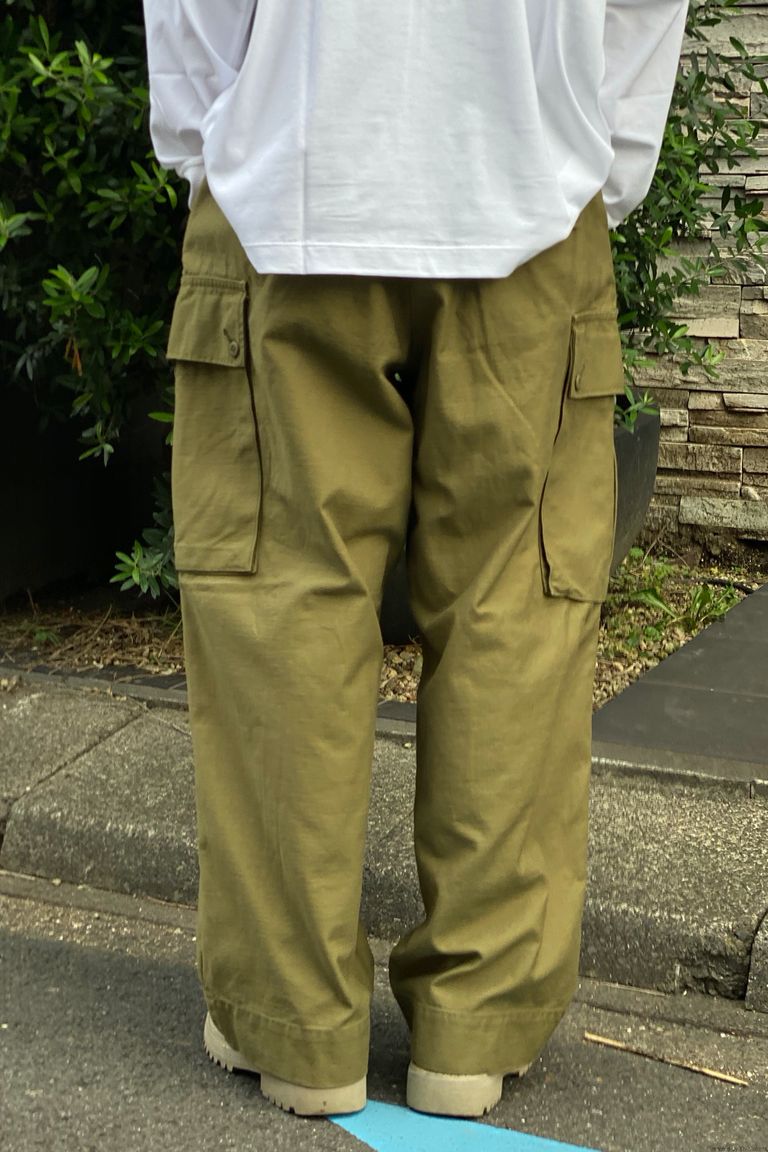 オーラリーa.presse 23SS MT Trooper Pants OLIVE