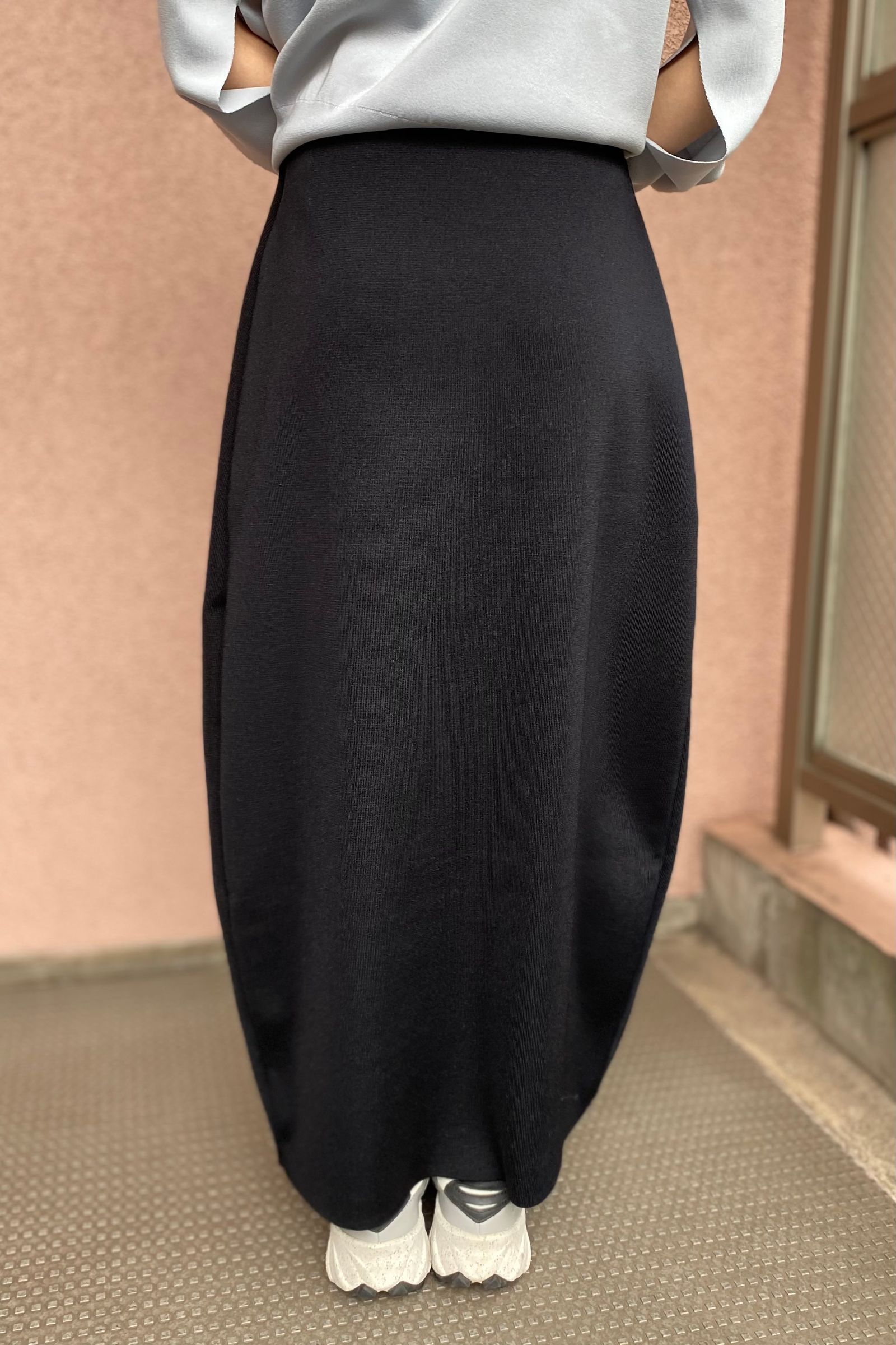 IIROT - air knit skirt -black- 23ss | asterisk