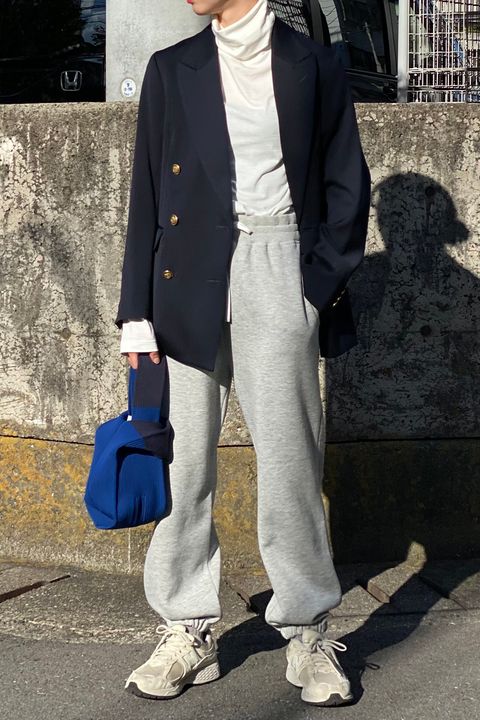 紺ブレstyle/blurhms