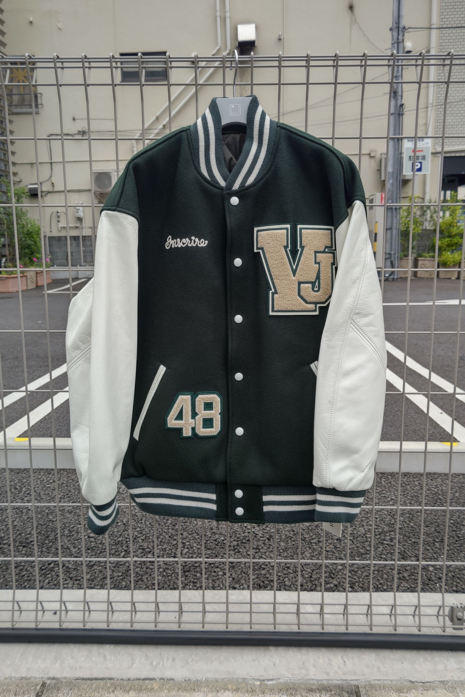 INSCRIRE - スタジャン/van stadium jumper -green- 22aw | asterisk