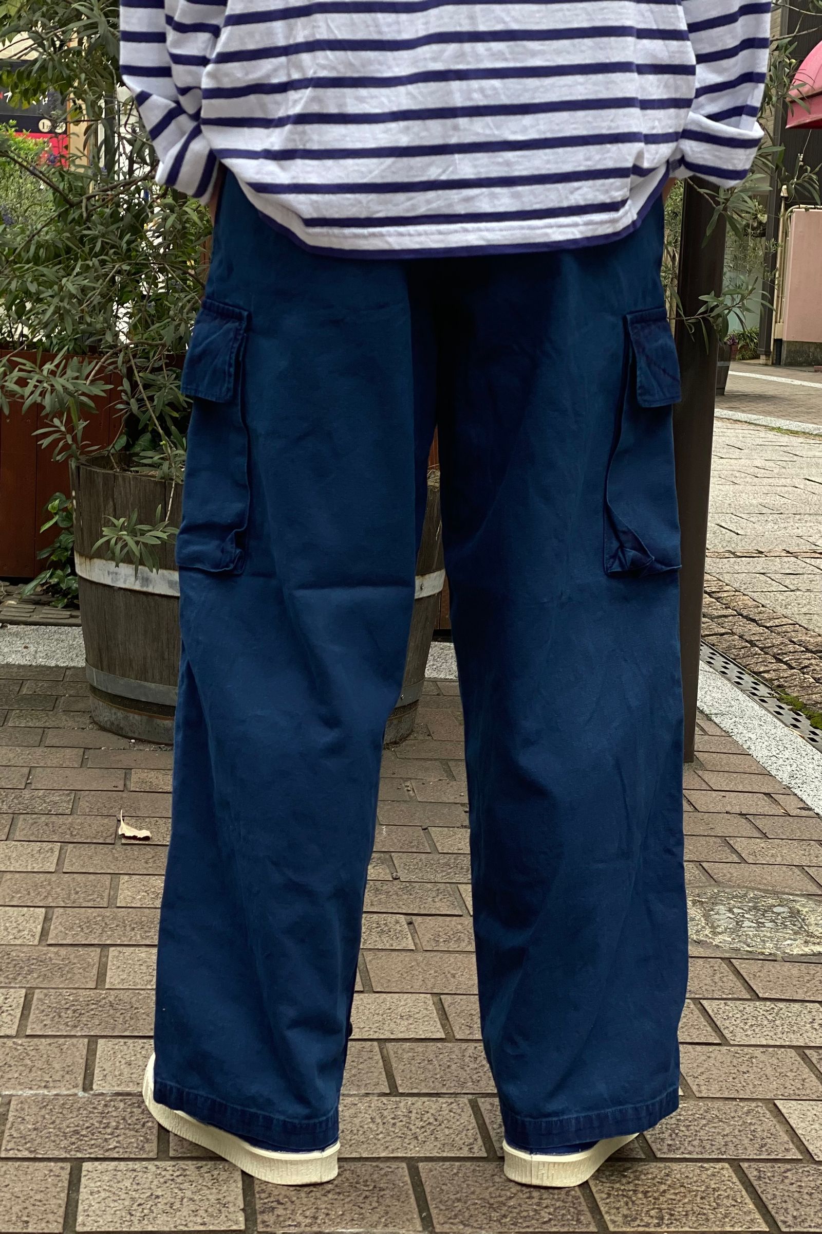 タグあり OUTIL pantalon blesle indigo