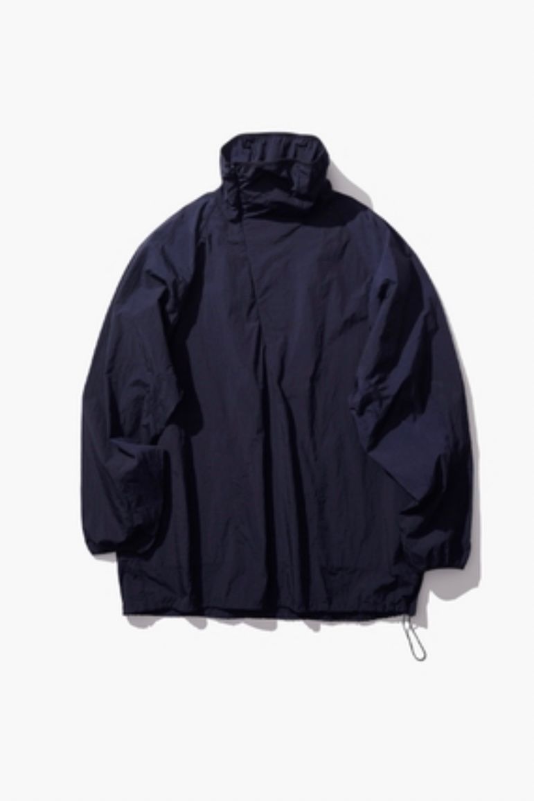 ATON - 【先行予約】HAND DYED NYLON CYCLING JACKET-NAVY- 24aw 7月 