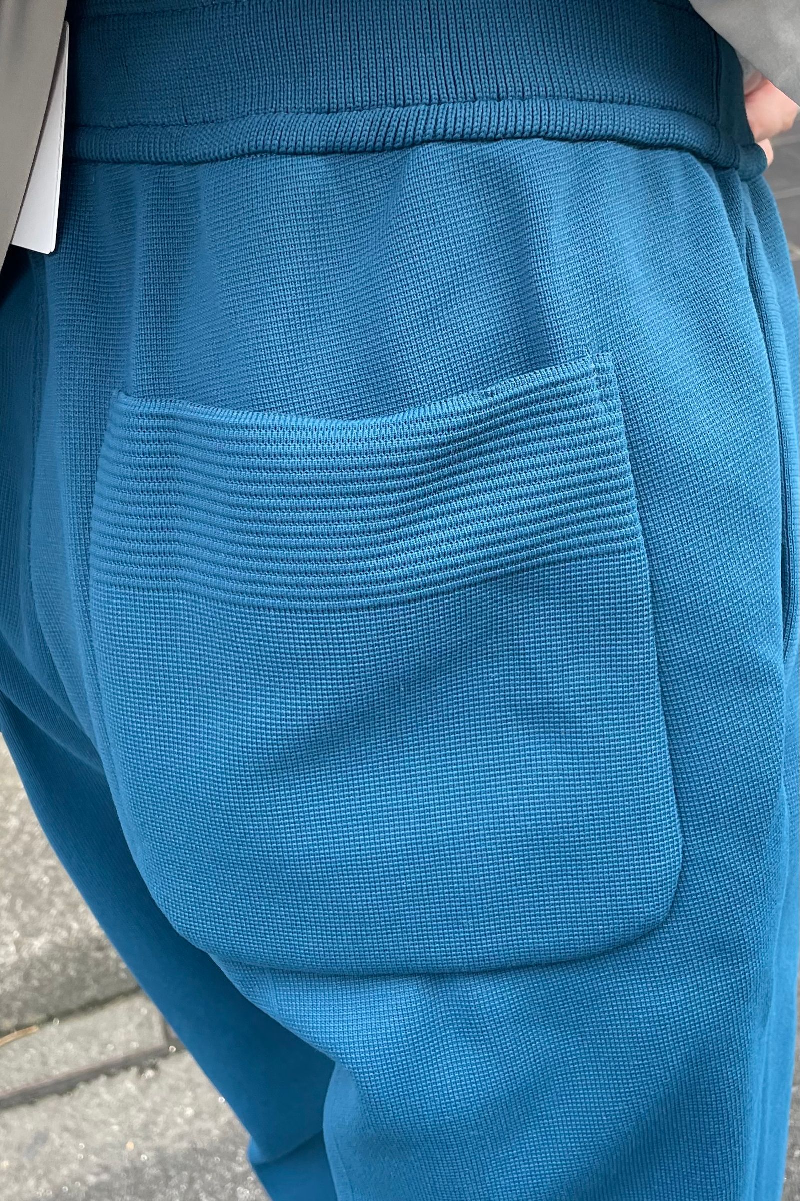 CFCL - MILAN RIB STRAIGHT PANTS -marine blue- 23aw men