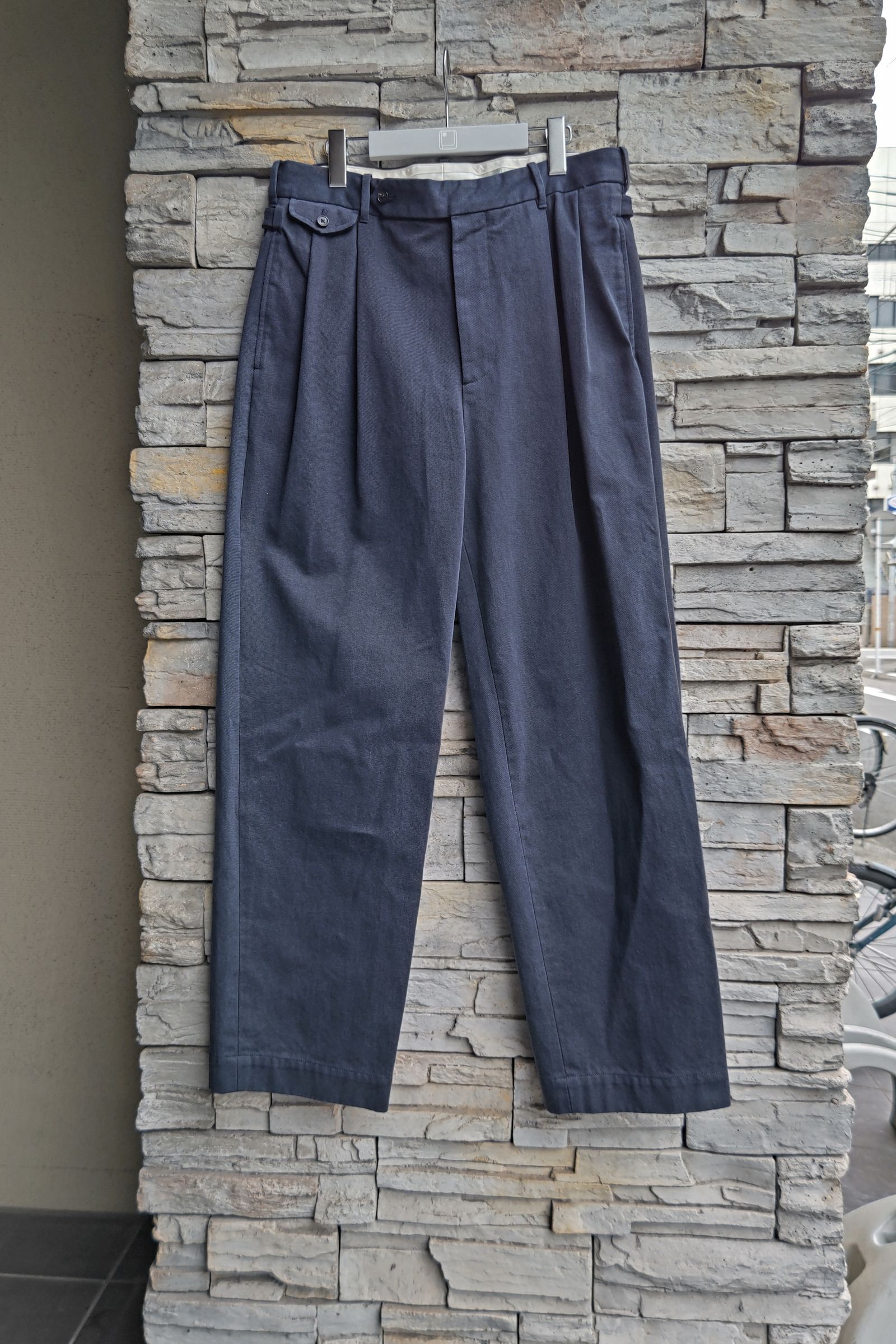 A.PRESSE - Type.2 Chino Trousers -navy- 23aw | asterisk