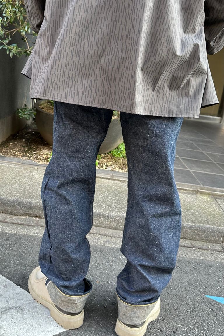 Gurank - selvedge denim pants-indigo-24ss | asterisk