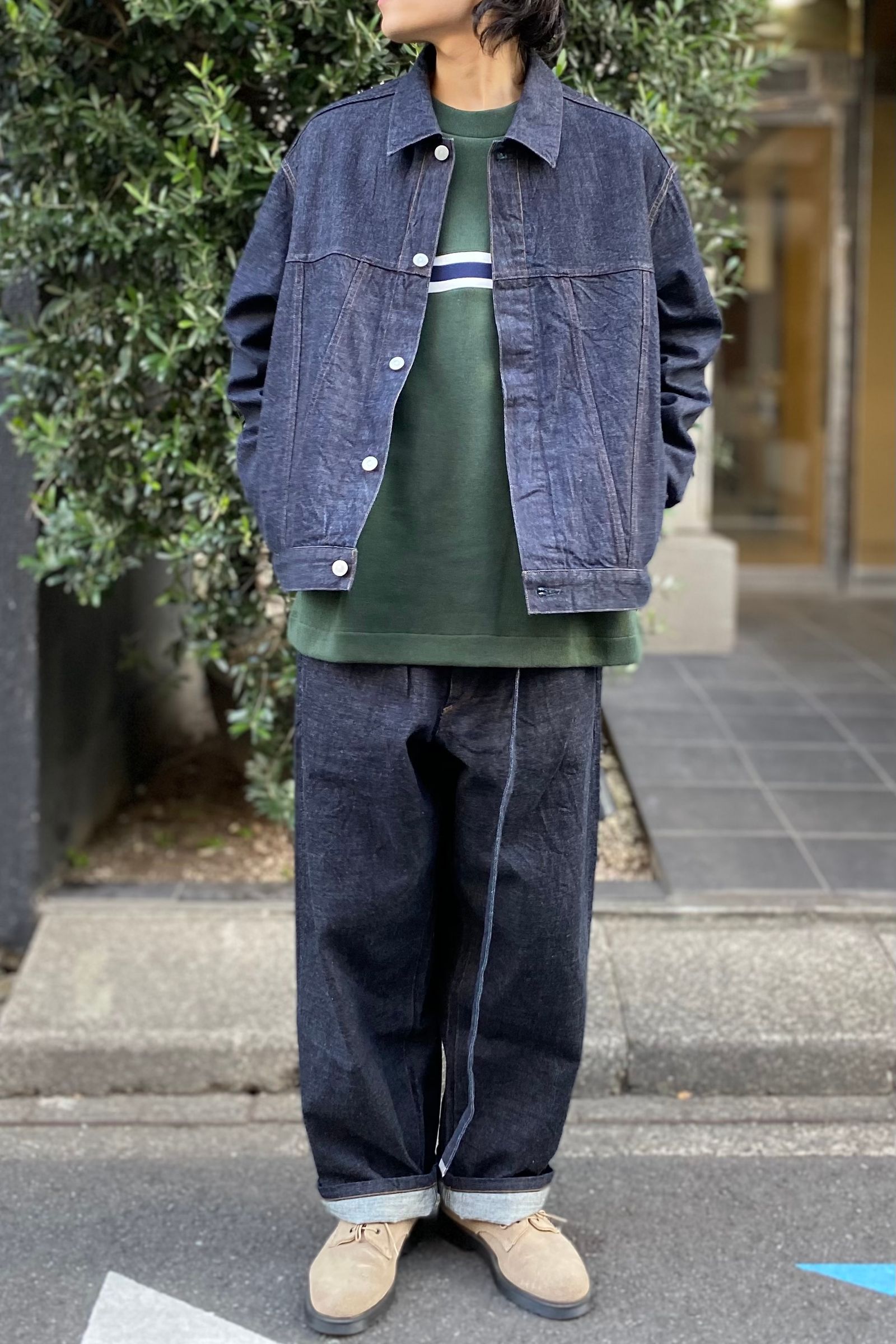 安い blurhms 23ss 12.9 Selvage Denim Jacket ecousarecycling.com