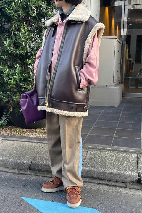 秋のこだわりコーデ/UNUSED