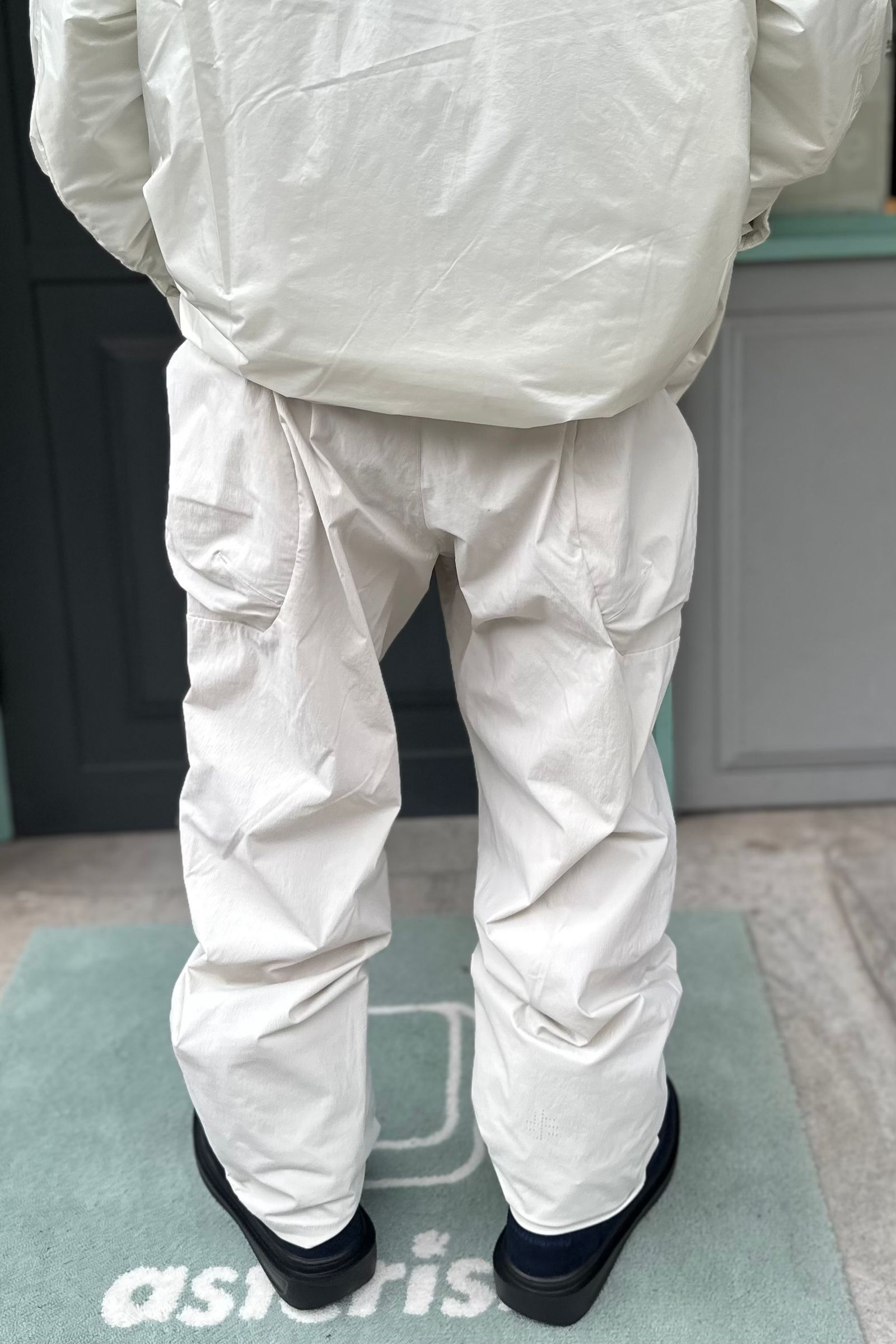 alk phenix - Zak pants IV karu-stretch taffeta II -off white- 23aw 