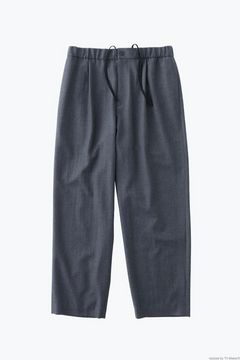 【先行受注】shrink flannel easy pants -top grey- 22aw men 10月頃入荷 - 04 / M