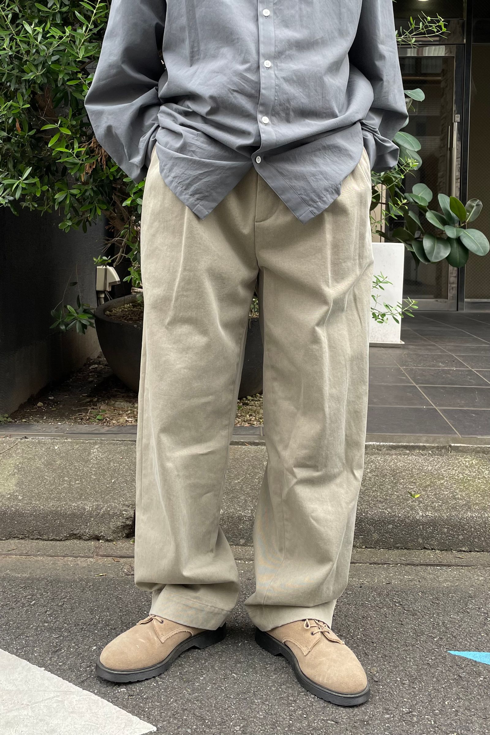 A.PRESSE - Type.2 Chino Trousers -beige- 23STYLE2 | asterisk