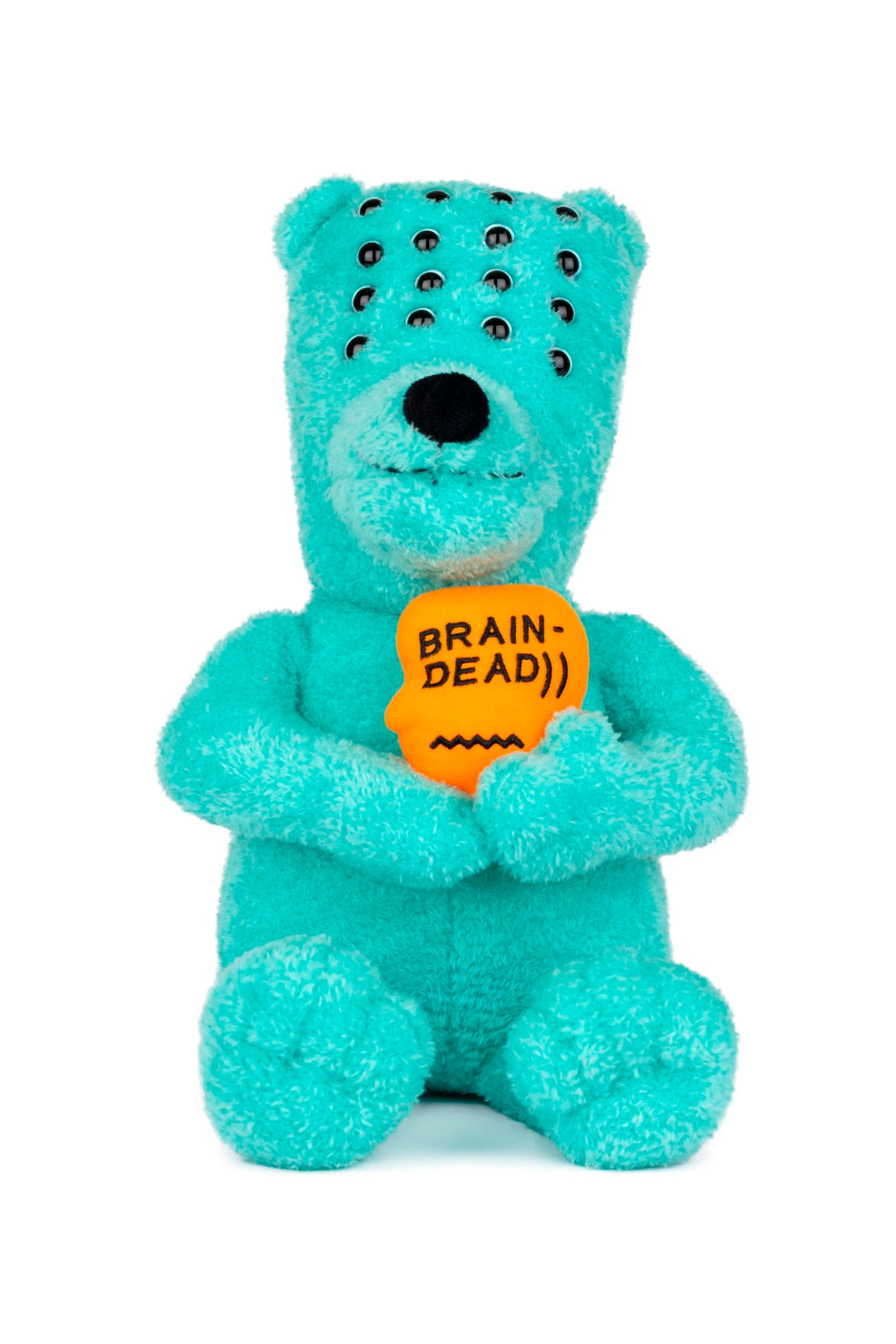 BRAIN DEAD - brain dead kids teddy bear -blue- fall22 | asterisk