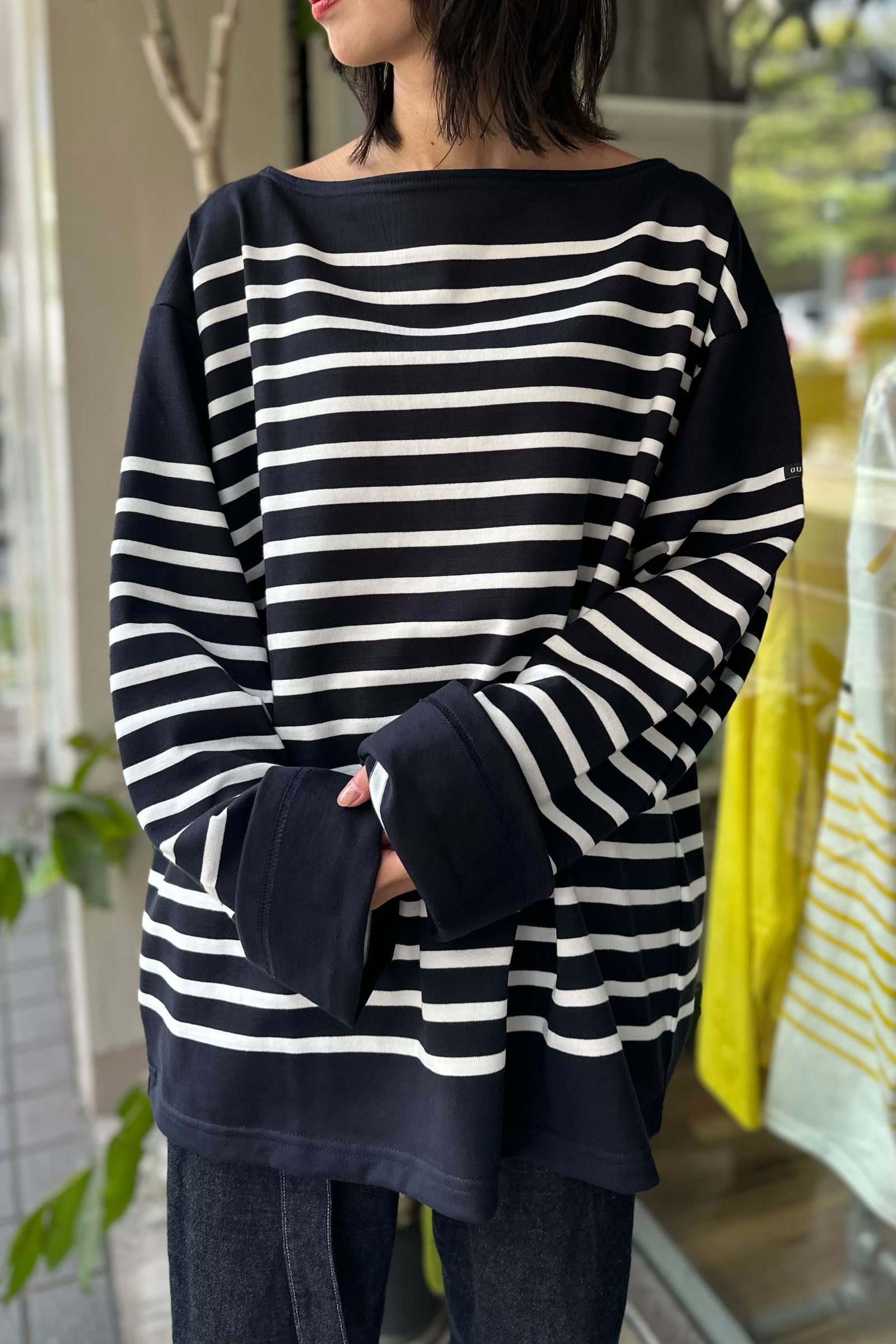 OUTIL - バスクシャツ/tricot aast -gibraltar sea/off- 23aw unisex | asterisk
