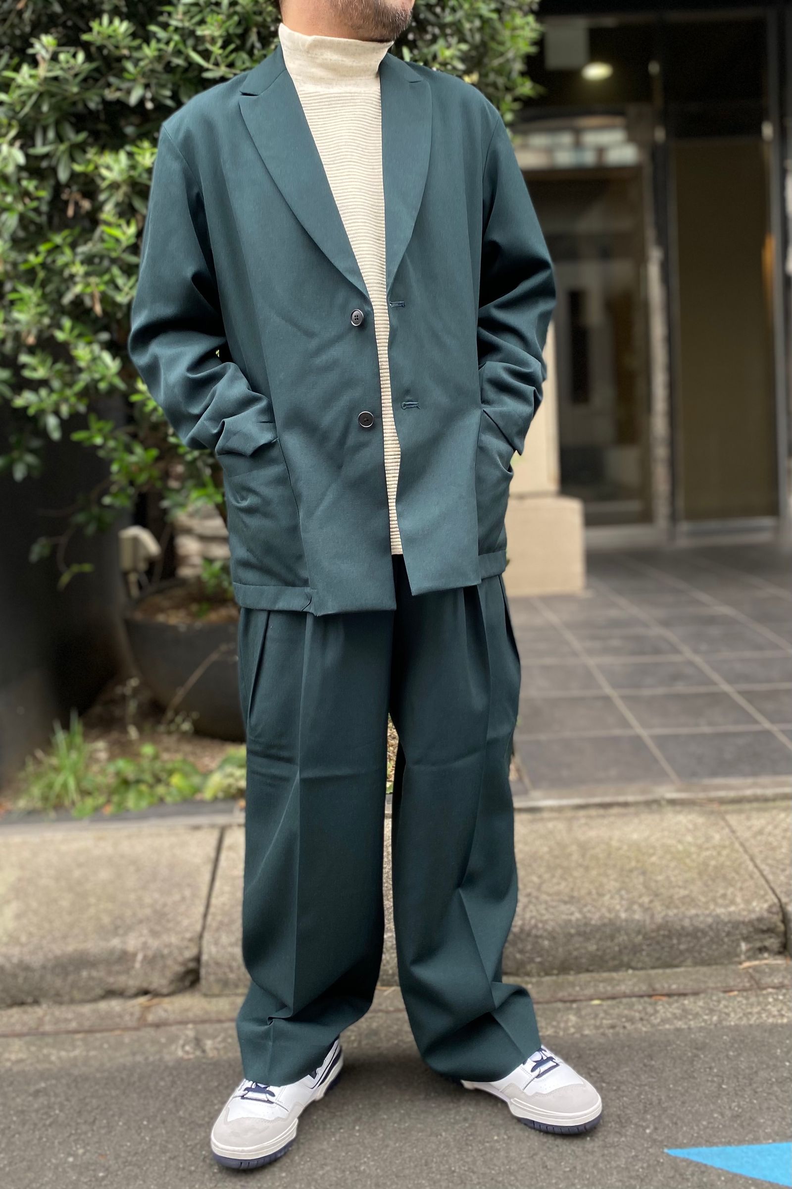 POLYPLOID - wide tapered pants c 21aw 9月25日発売! | asterisk