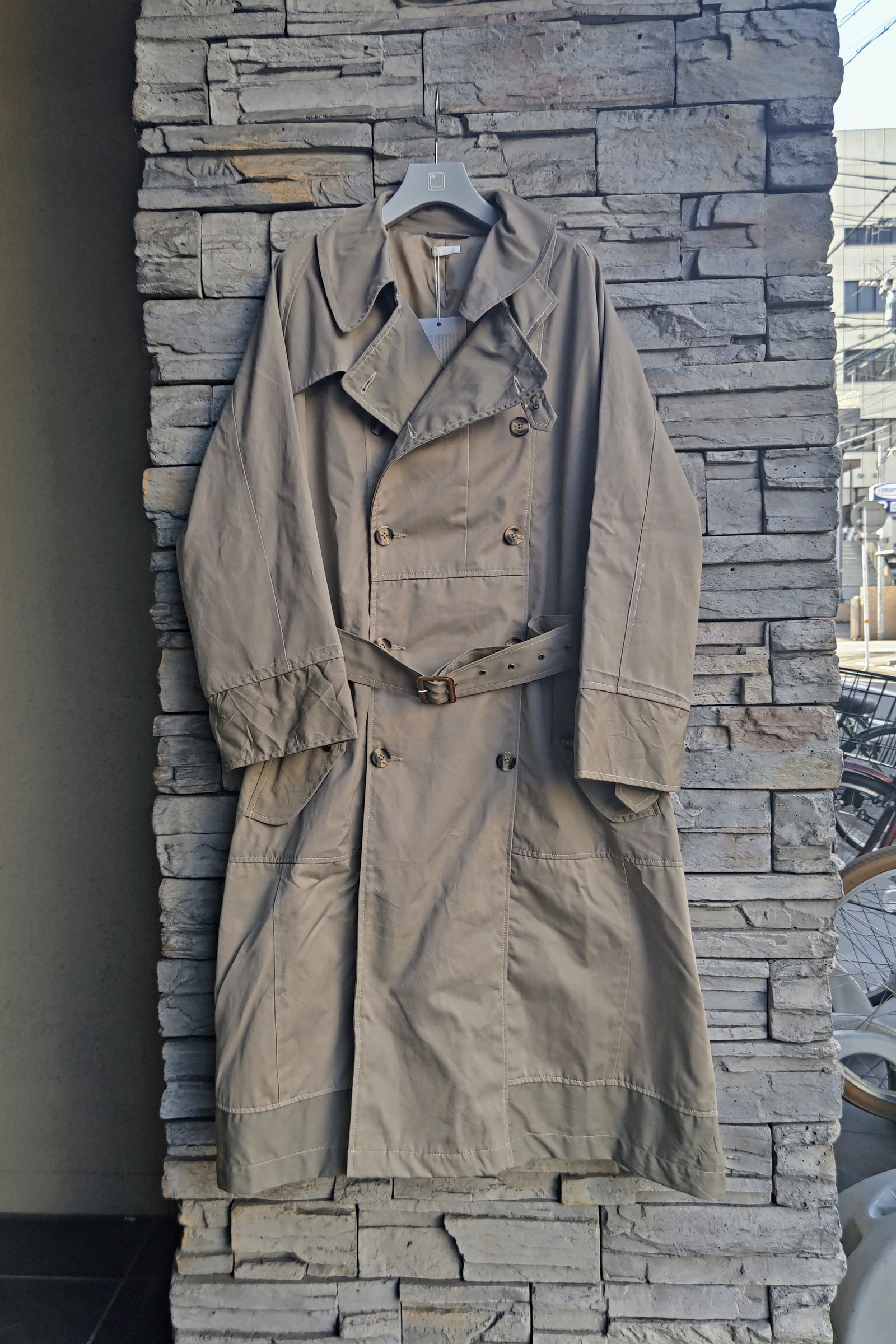 SEEALL - trench coat -mix beige- 23aw men | asterisk