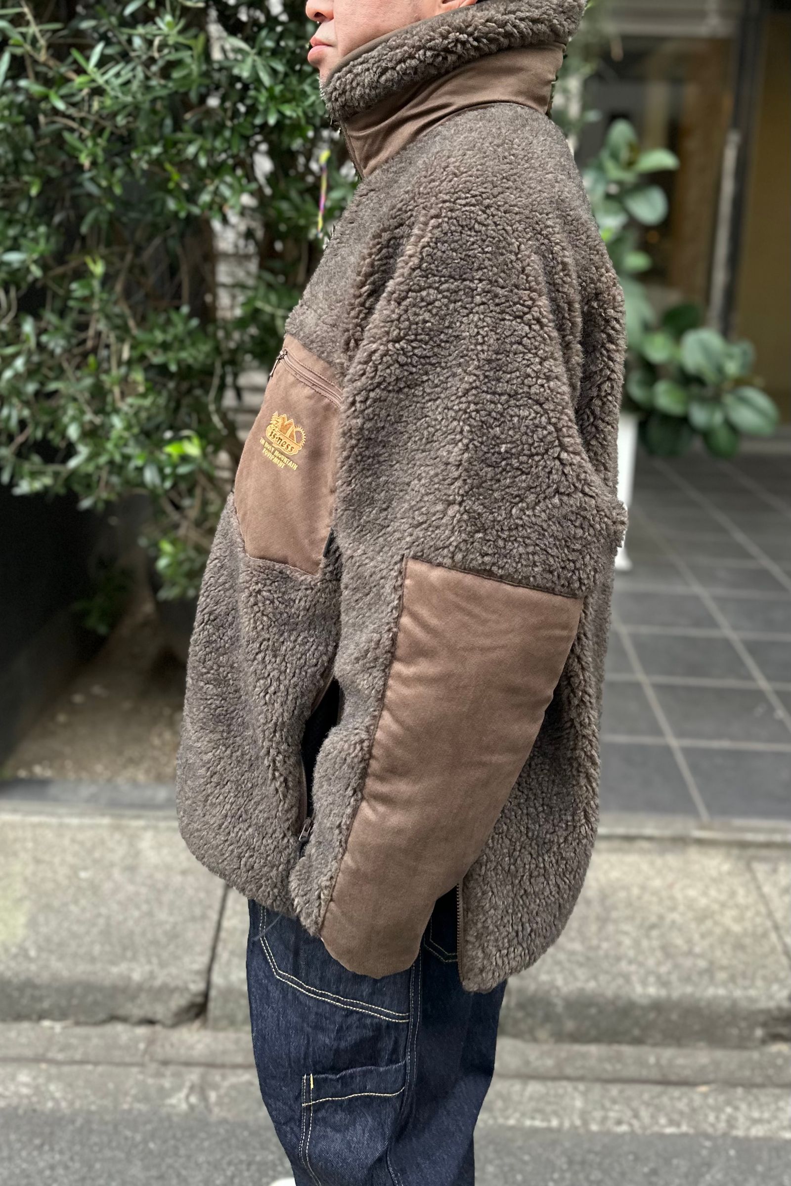 is-ness - THM FLEECE JACKET is-ness×Y(dot) BY NORDISK -MOCHA- 23aw