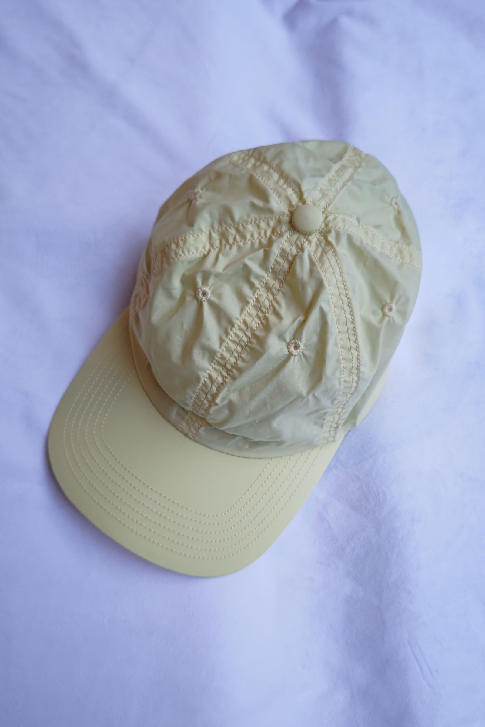 KIJIMA TAKAYUKI - SUVIN ELASTIC BACK 6PANEL CAP -yellow- 23ss women |  asterisk