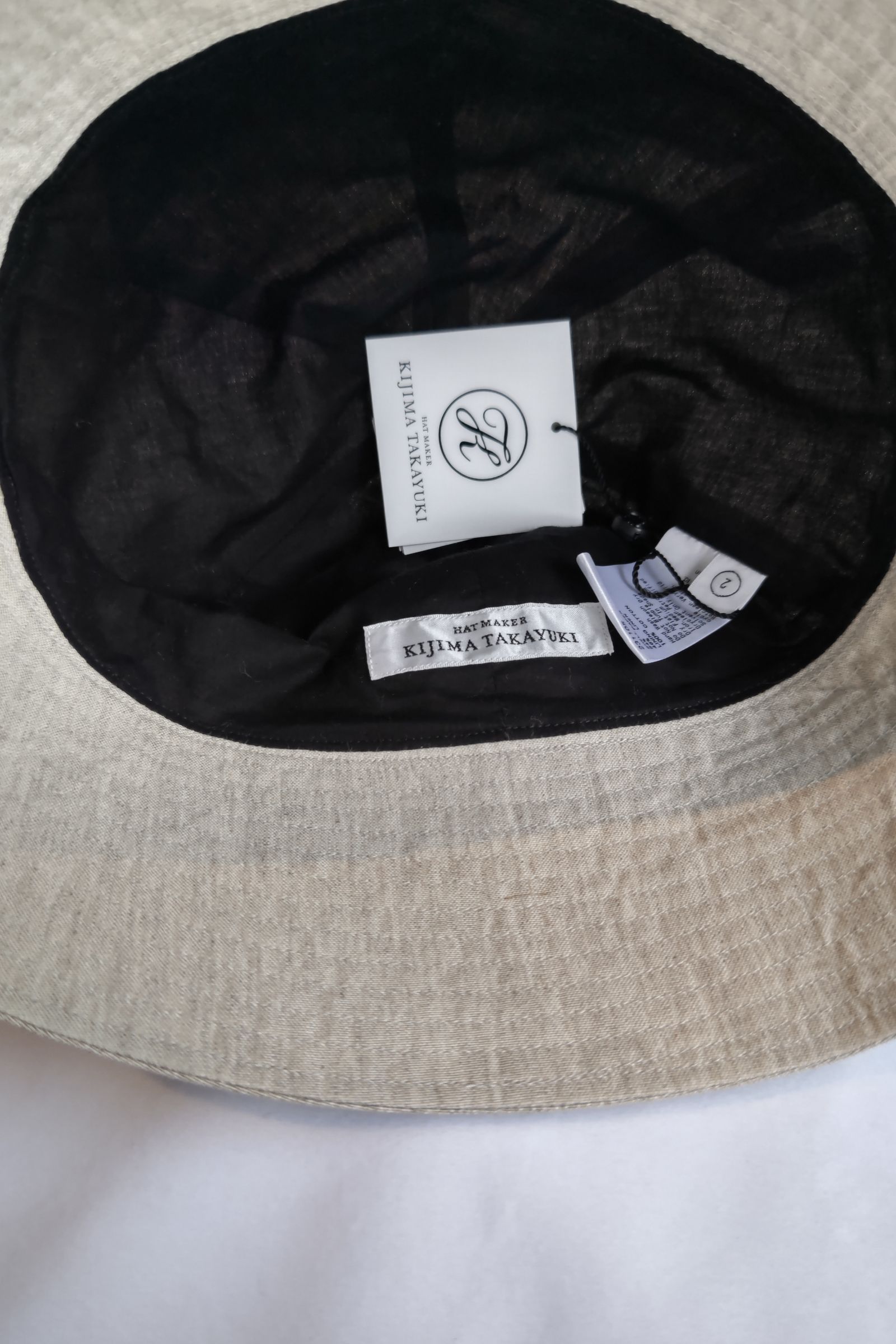 KIJIMA TAKAYUKI - paper linen sailor hat -navy- 23ss | asterisk