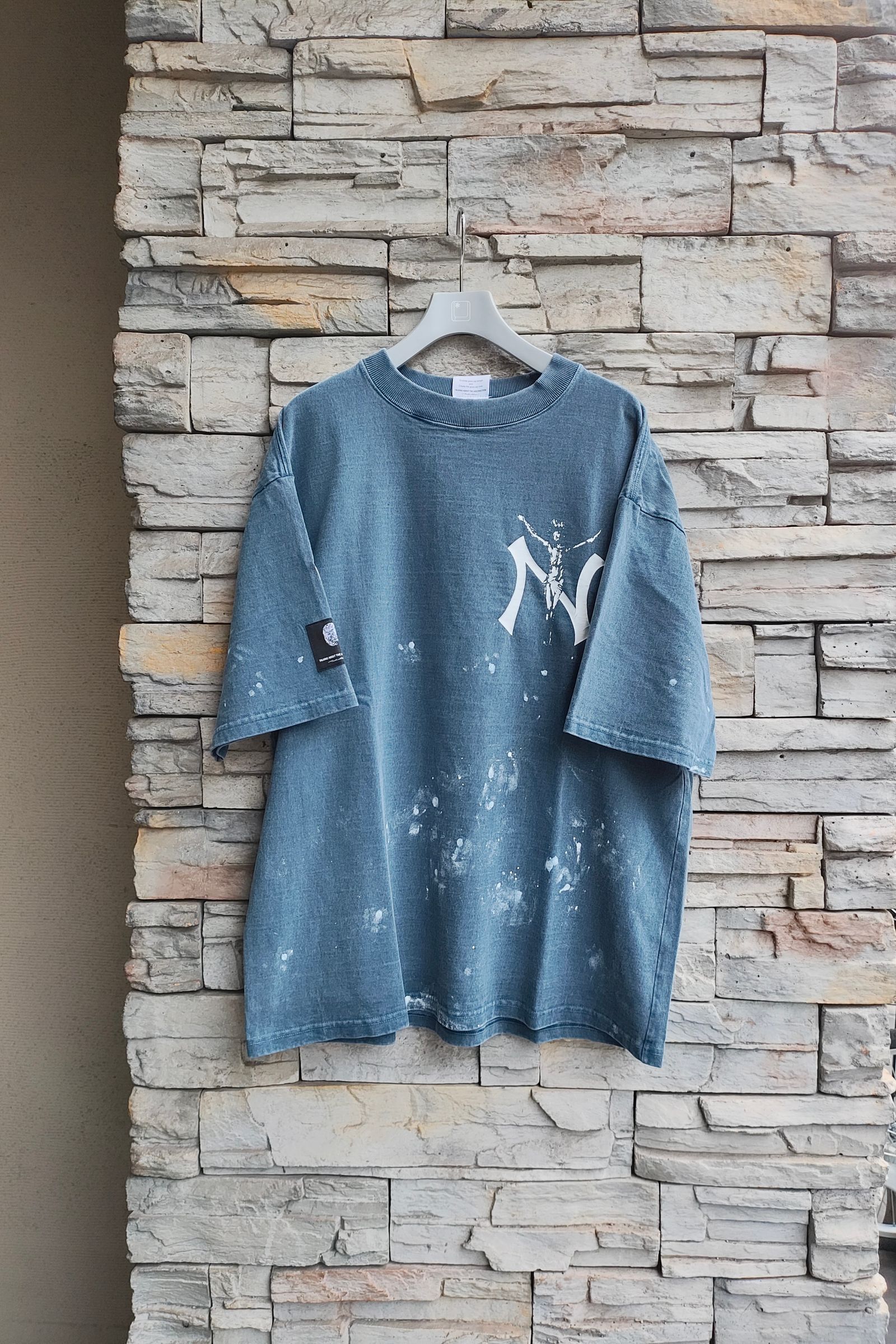 TALKING ABOUT THE ABSTRACTION - New York Jesus T-Navy-2024AW | asterisk