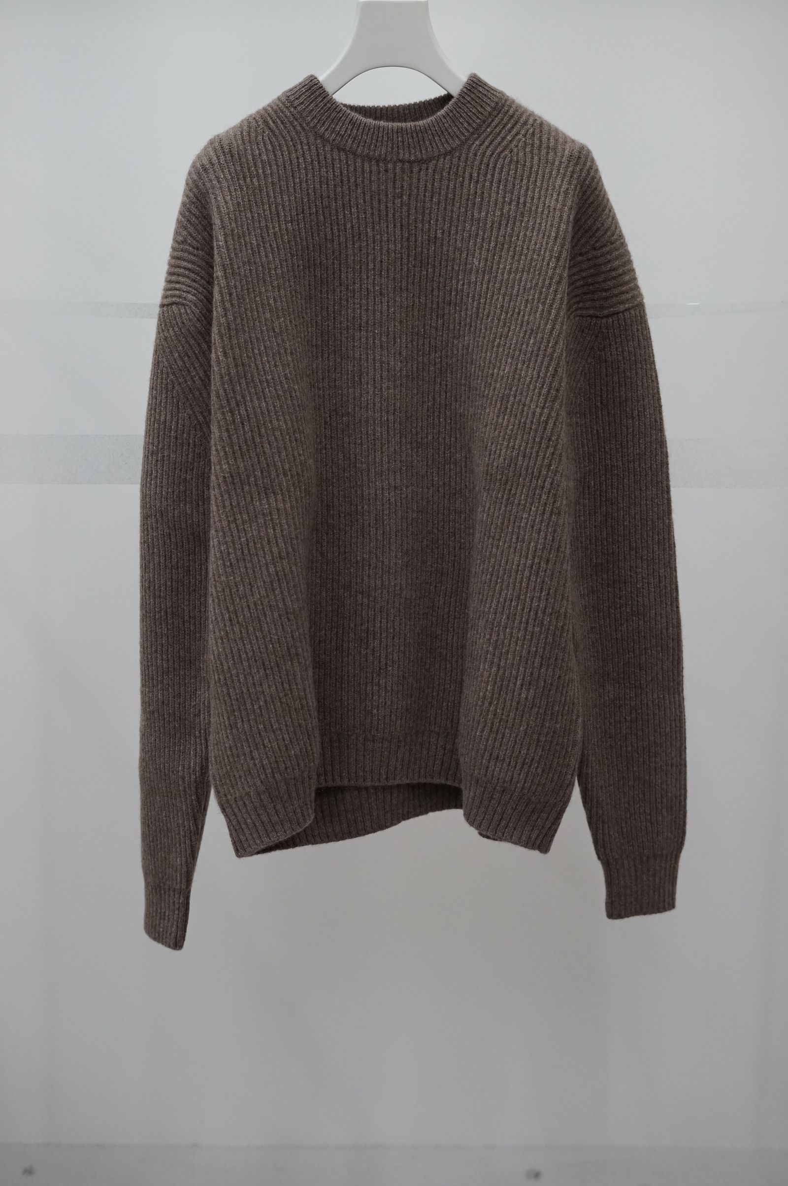 SEEALL - 【先行予約】zip drivers knit -moca- 23aw women 10月頃入荷