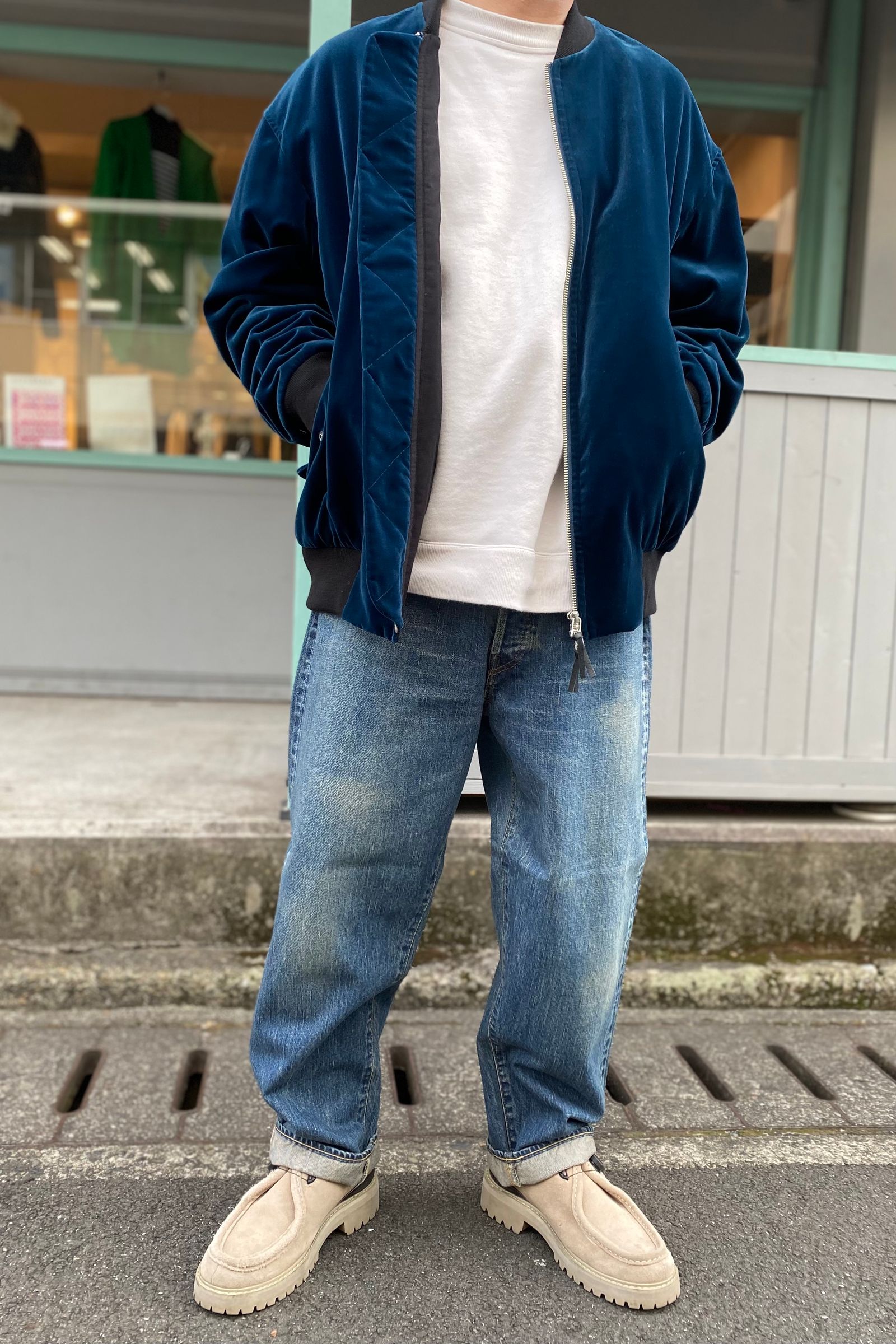 A.PRESSE Washed Denim Wide Pants アプレッセ smcint.com