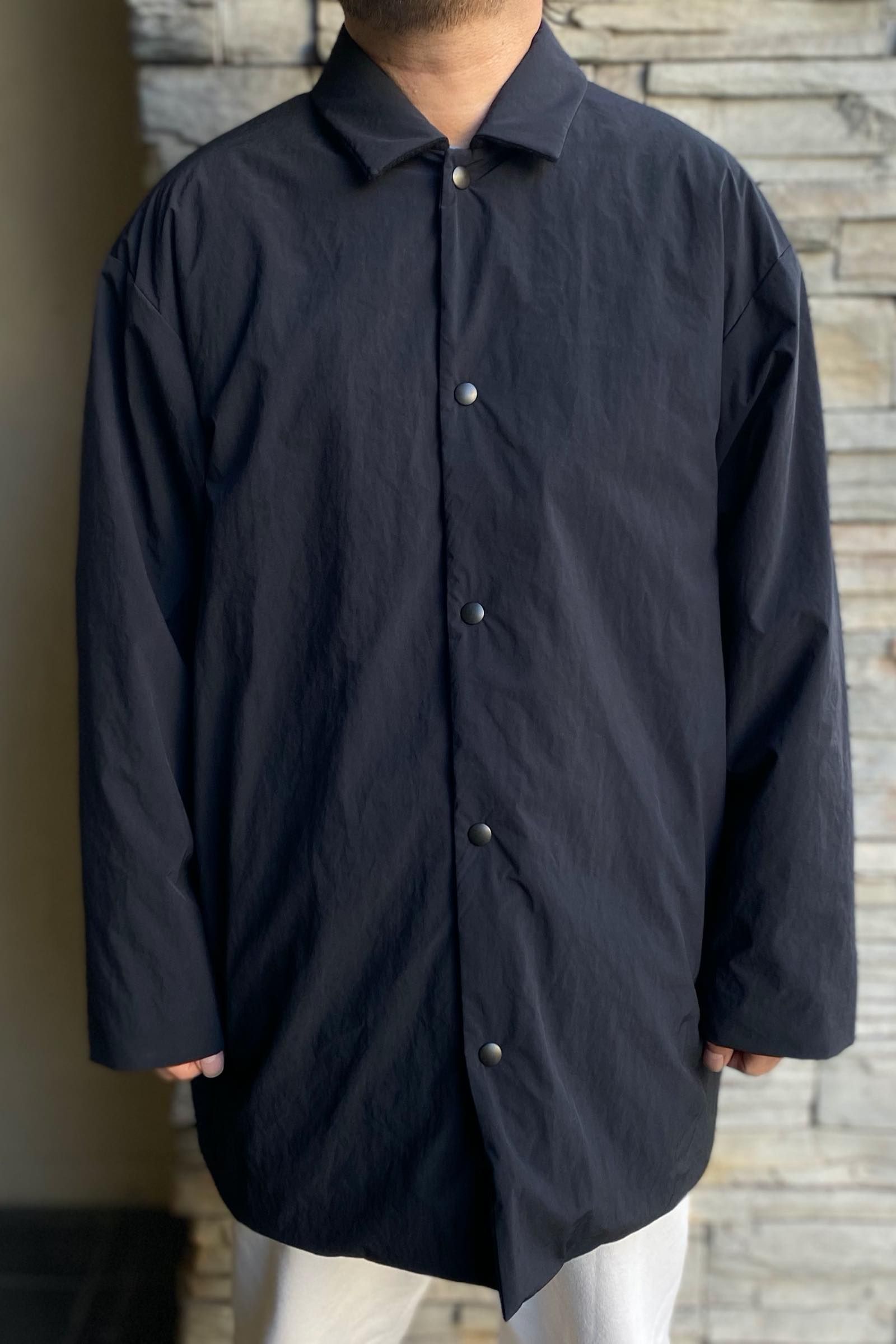 ATON - asako nylon long coach jacket 21aw men | asterisk