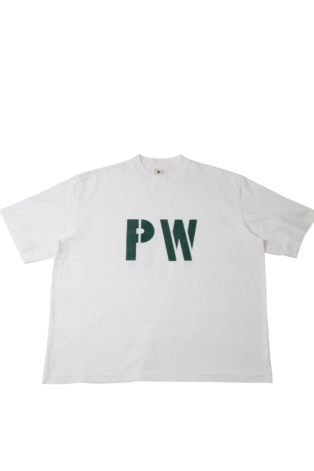 POW Tee BIG-White×Neon-PINK-men 23ss - 3