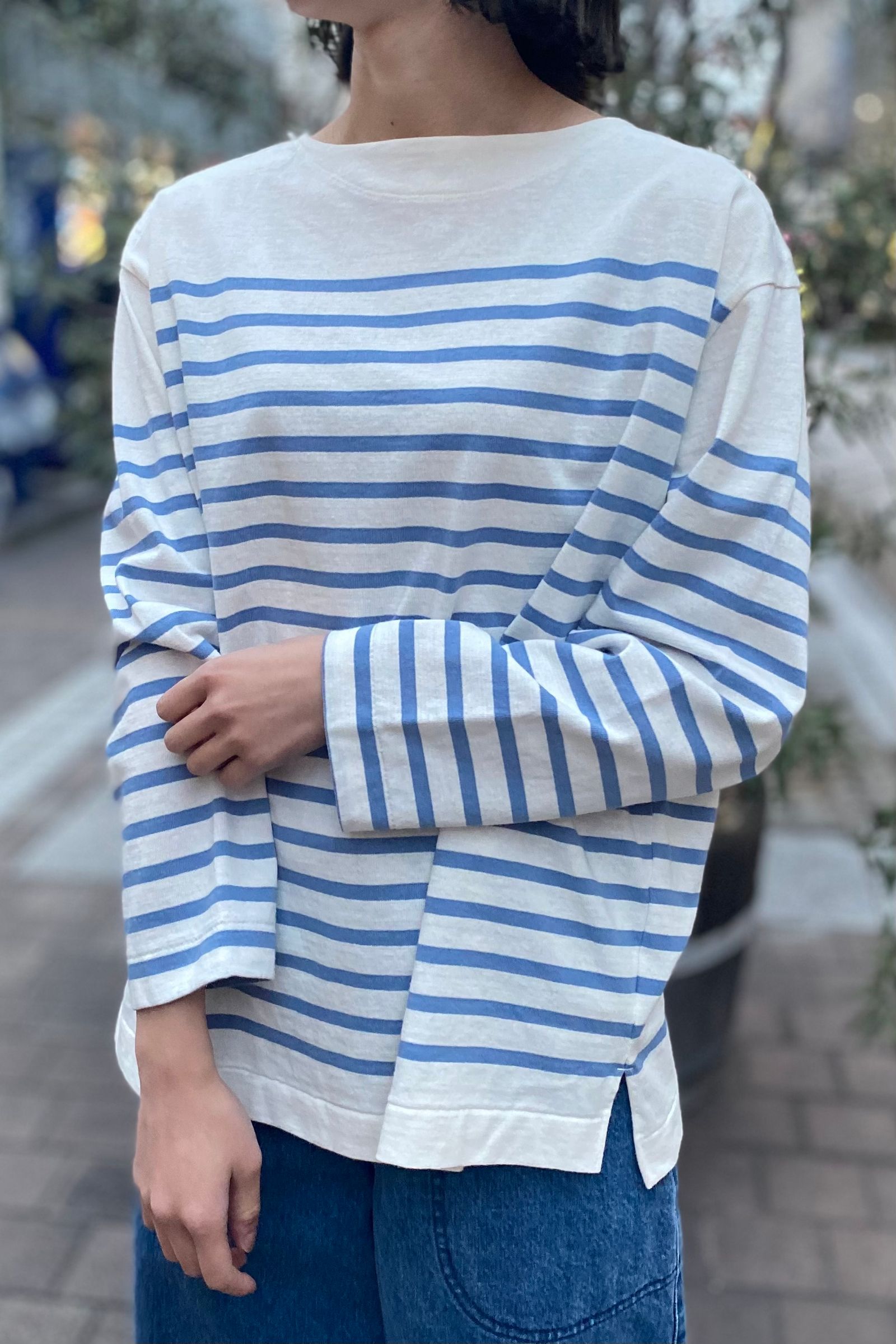 アウトレット通販売 French Naval Orcival Basque Shirt - トップス