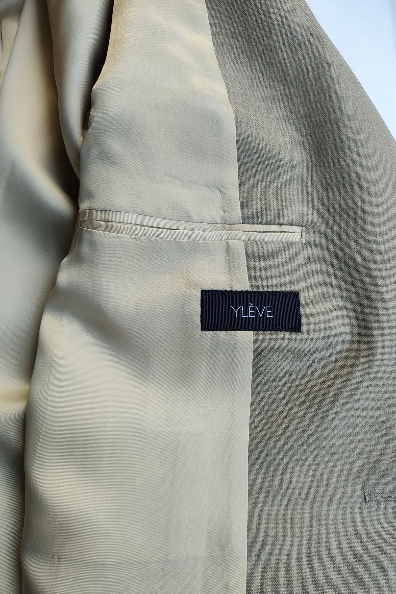 YLÈVE - WOOL TROPICAL JK ウールテーラードジャケット -top
