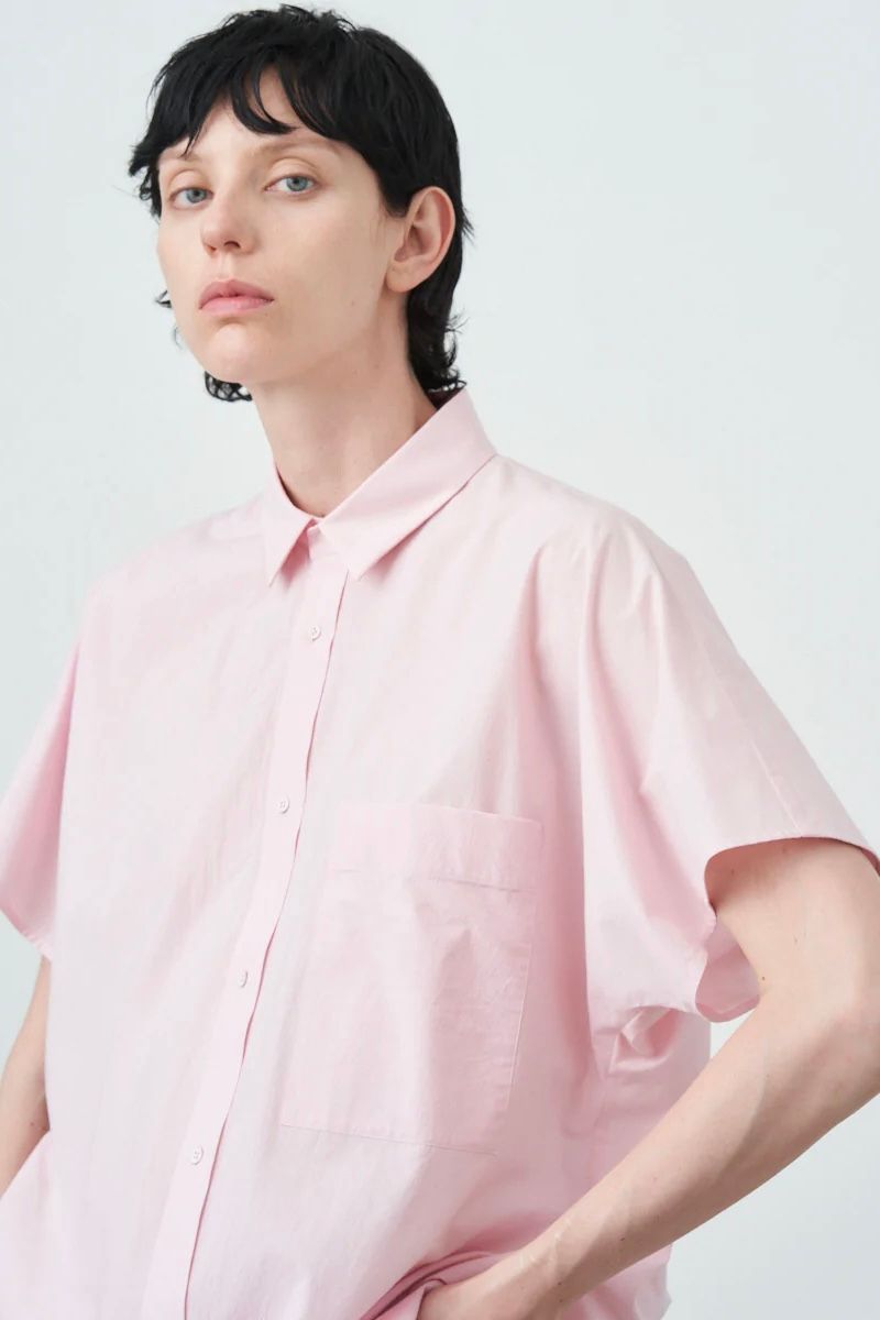 ♯COMOLIATON  micro shrink lawn oversized shirt