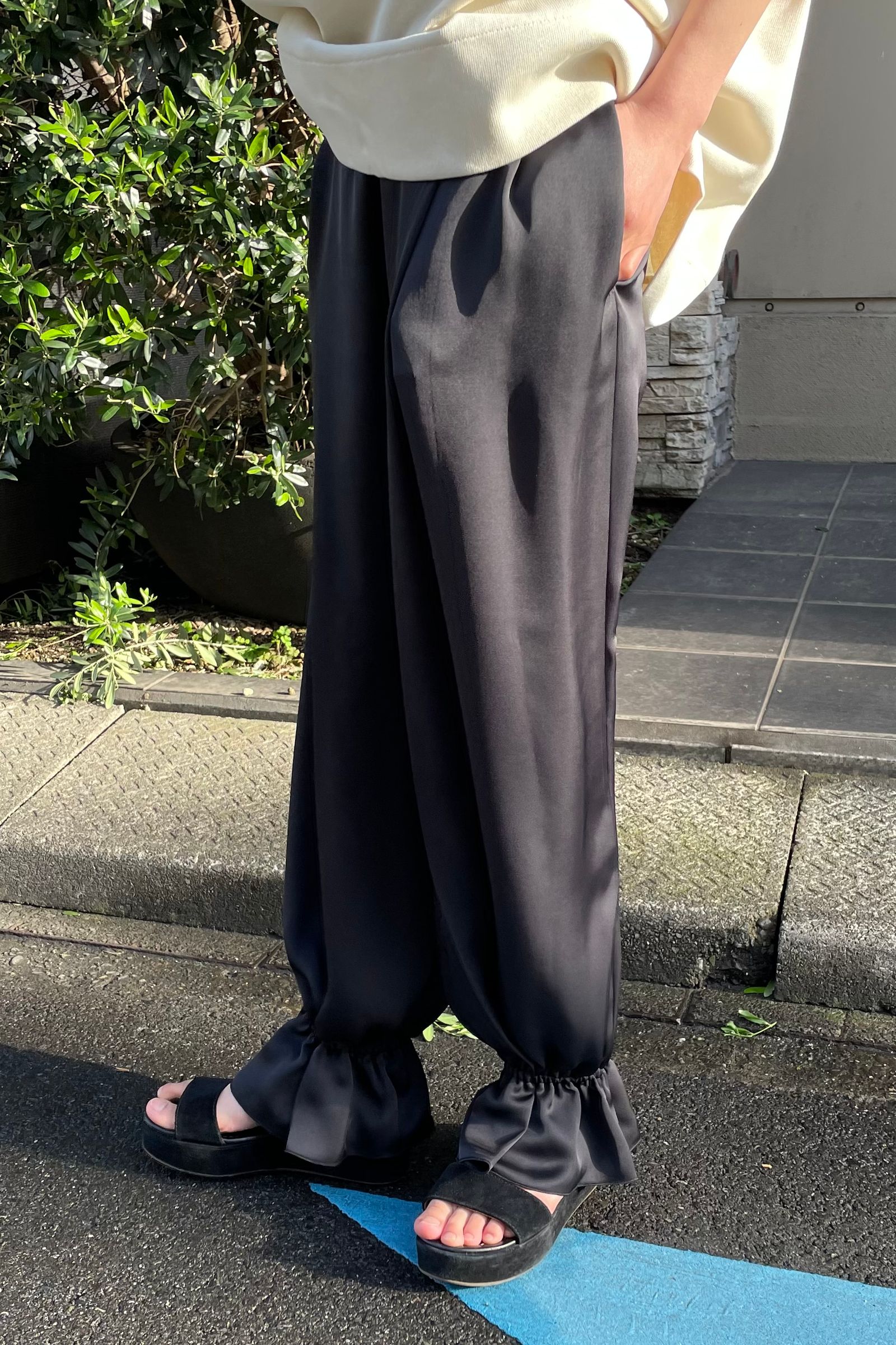 最新海外 iirot Double Satin Easy Pants rlsinstitute.edu.in