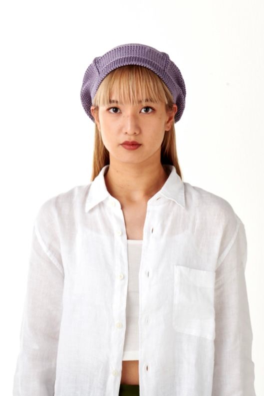 KIJIMA TAKAYUKI - cotton linen marine cap -black- 23ss | asterisk
