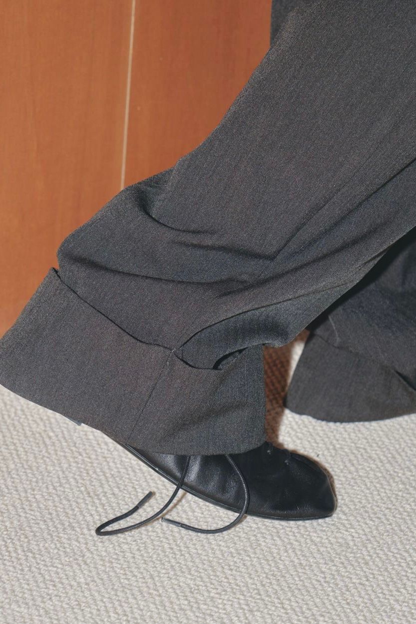 TODAYFUL - Suspenders Highwaist Pants -c/gray- 23aw | asterisk