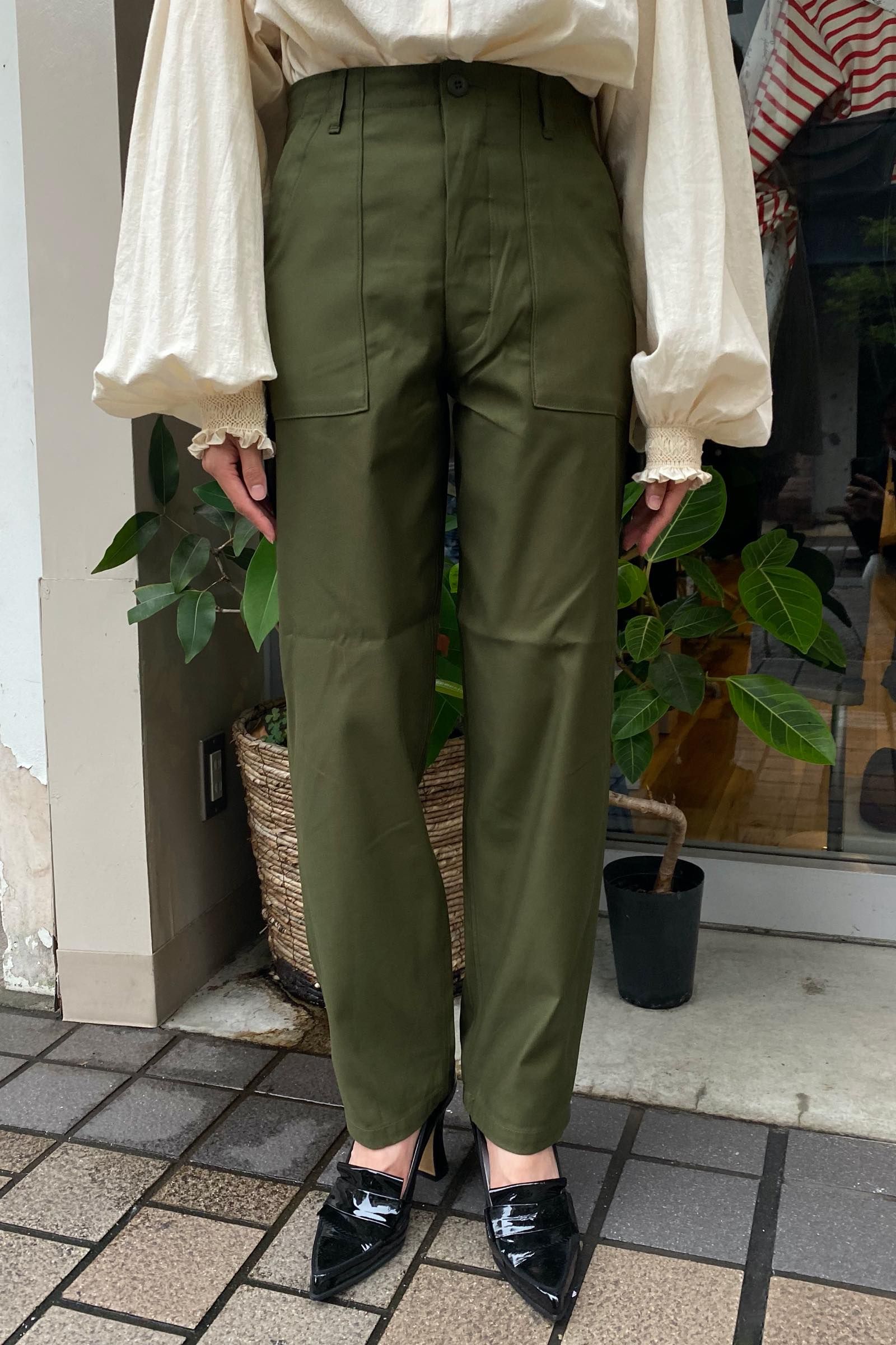 プレゼントを選ぼう！ CIOTA Baker Pants Khaki size 4 ワークパンツ