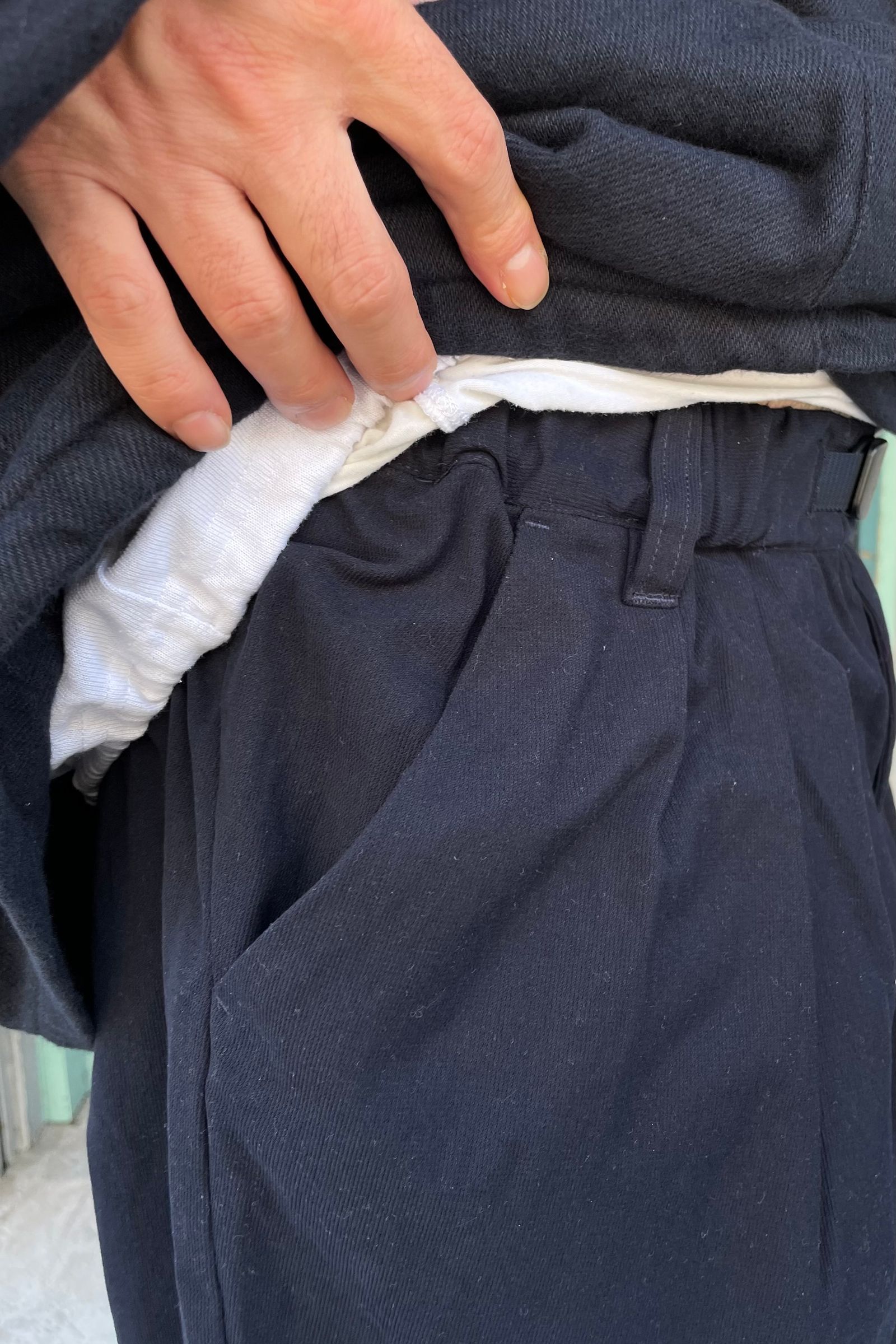White Mountaineering - wm × Gramicci stretch 3 tuck pants