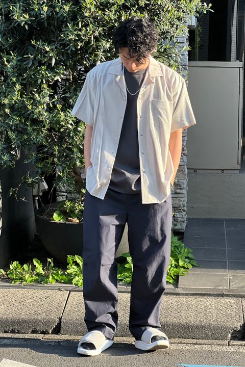 半袖シャツでラフなstyle / wewill