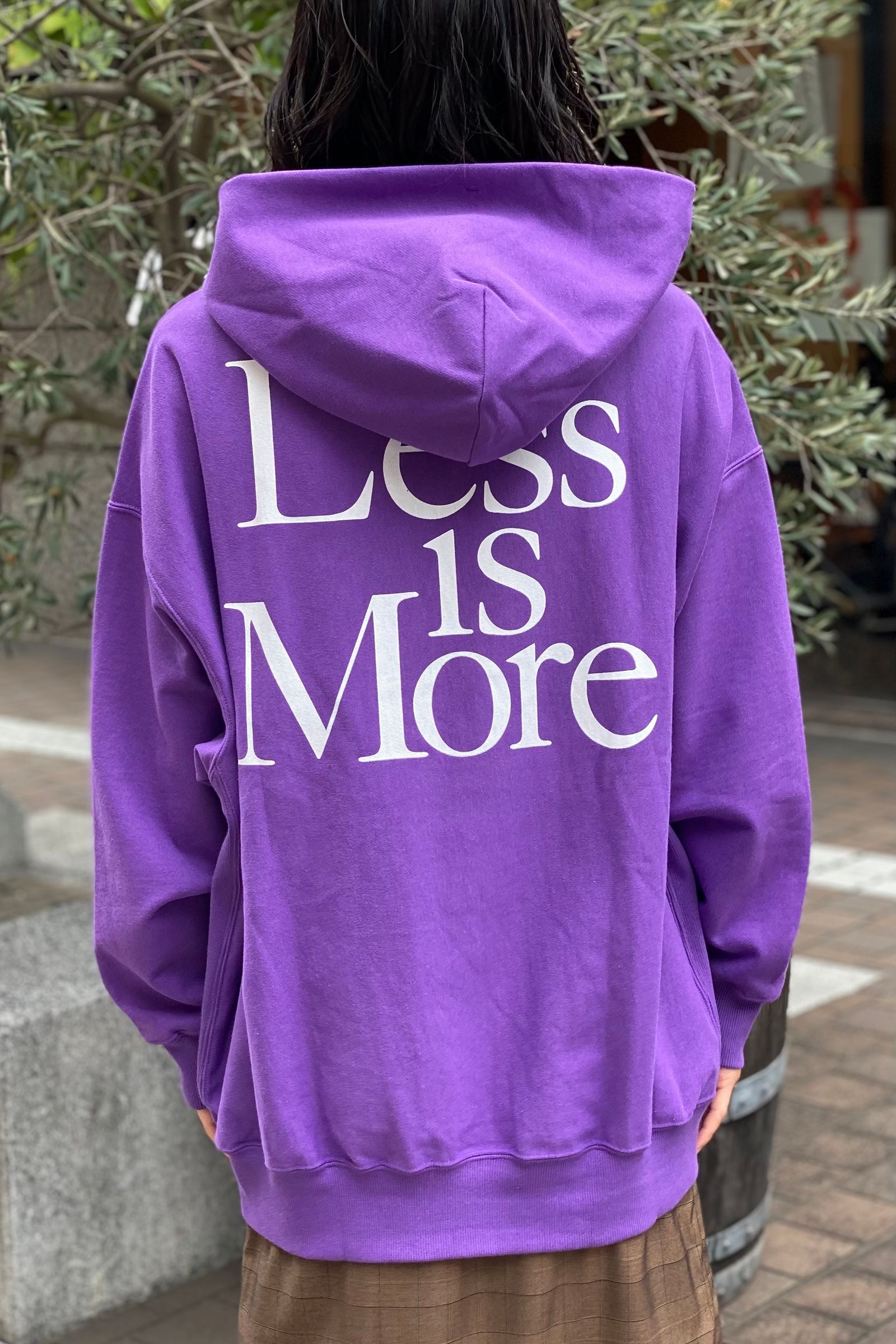 F/CE. - back logo hoodie -purple- 22aw unisex | asterisk