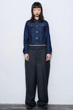 INSCRIRE - Tight Fit Denim Jacket -indigo- 24ss | asterisk