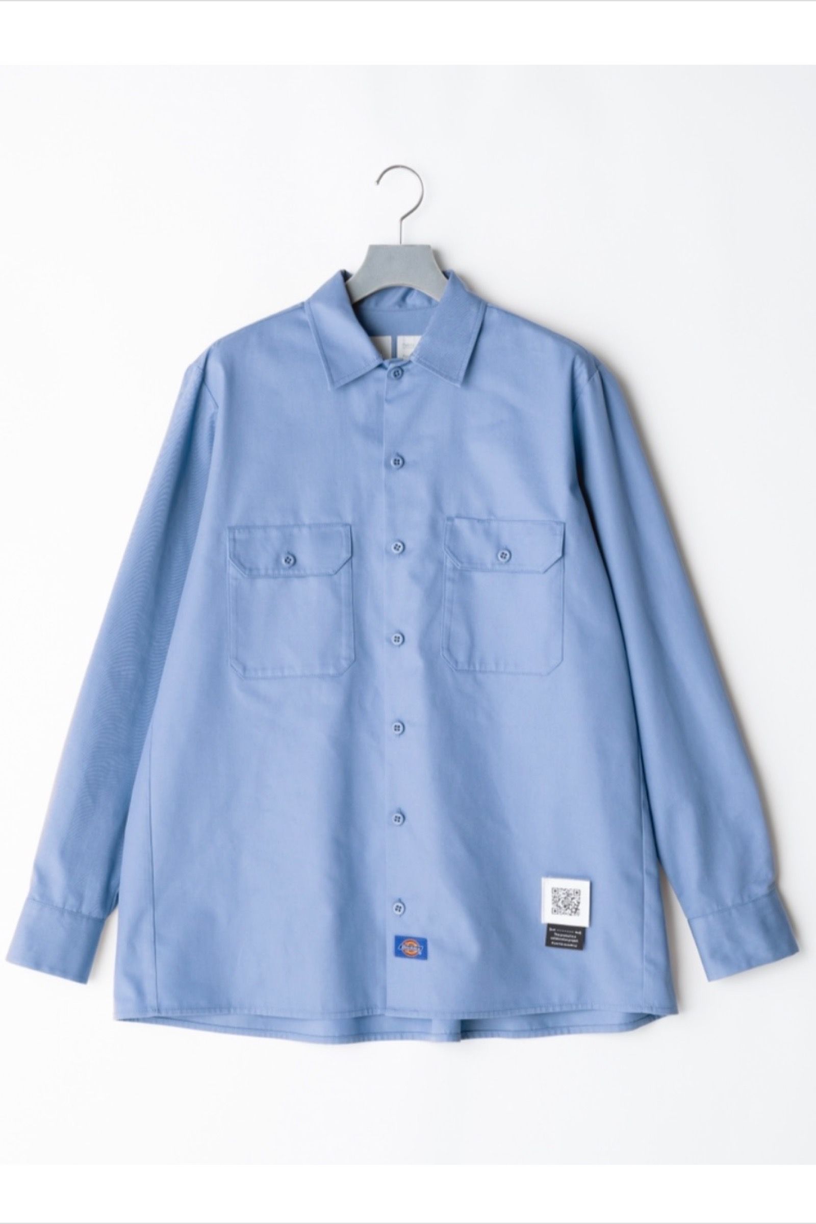 FUMITO GANRYU - pleated work shirt x dickies collaboration -light 
