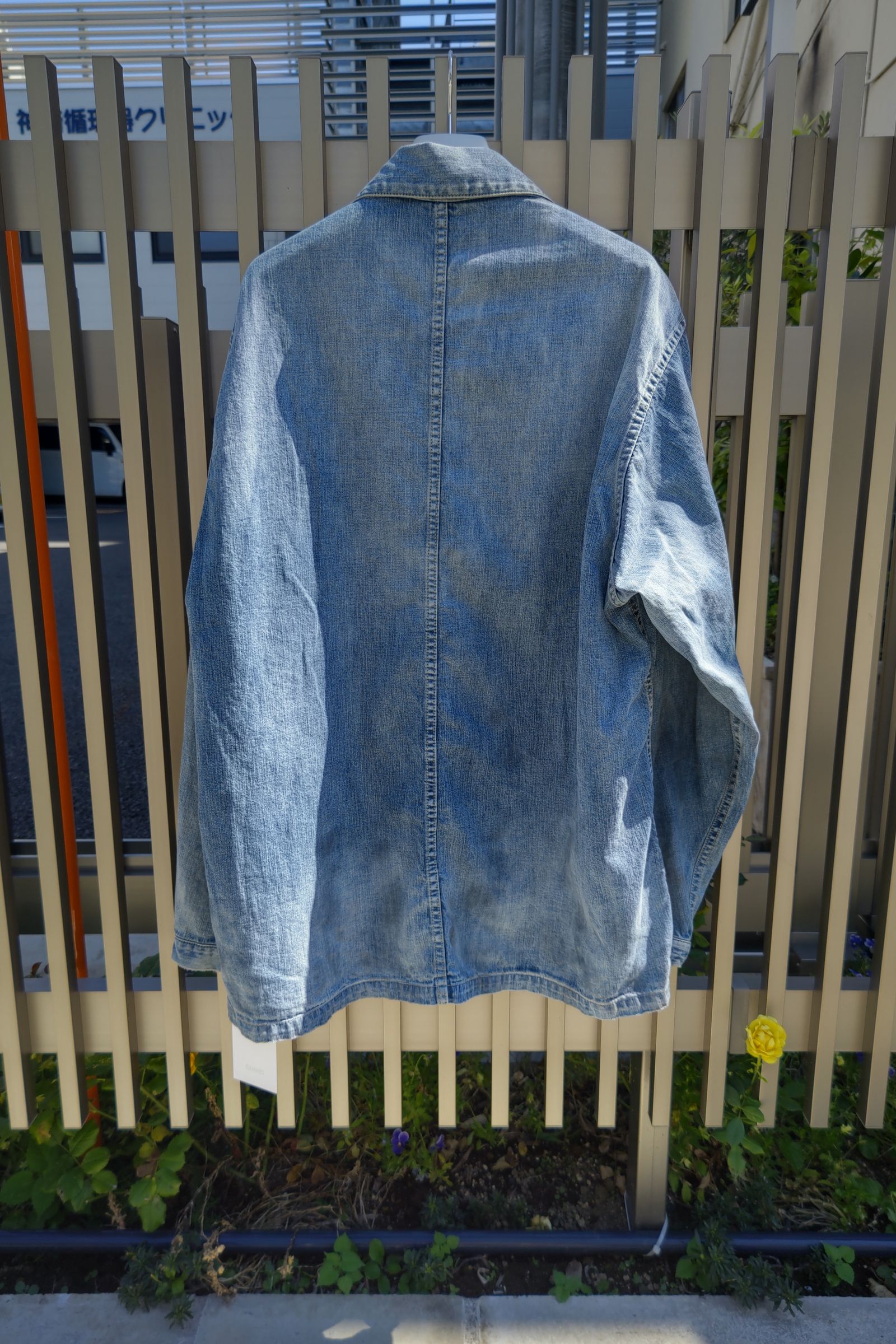 A.PRESSE - us navy denim jacket -indigo- 22aw | asterisk