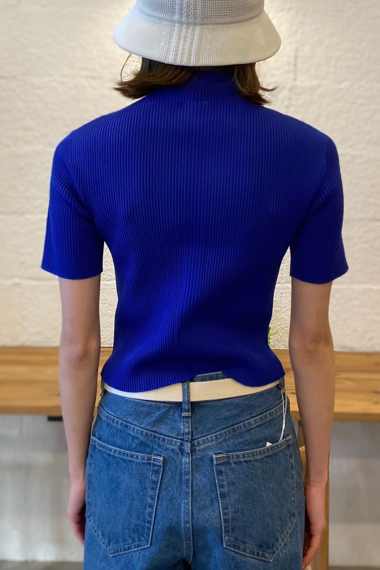 CFCL - portrait top 1 -blue- 23ss women | asterisk 
