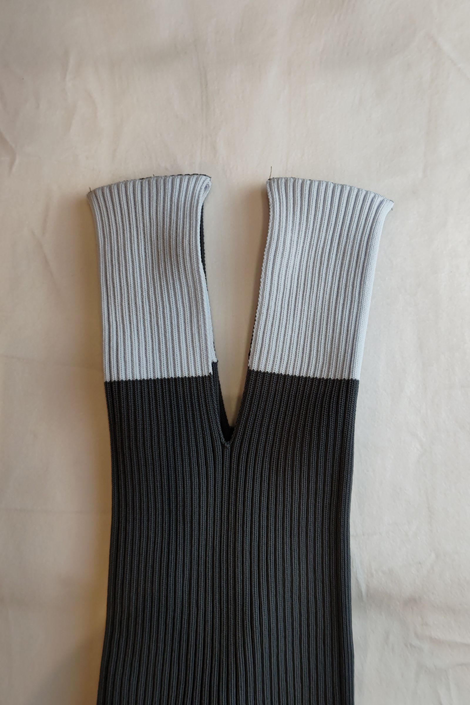 CFCL - notched rib bag -dark gray/light blue- 23ss | asterisk