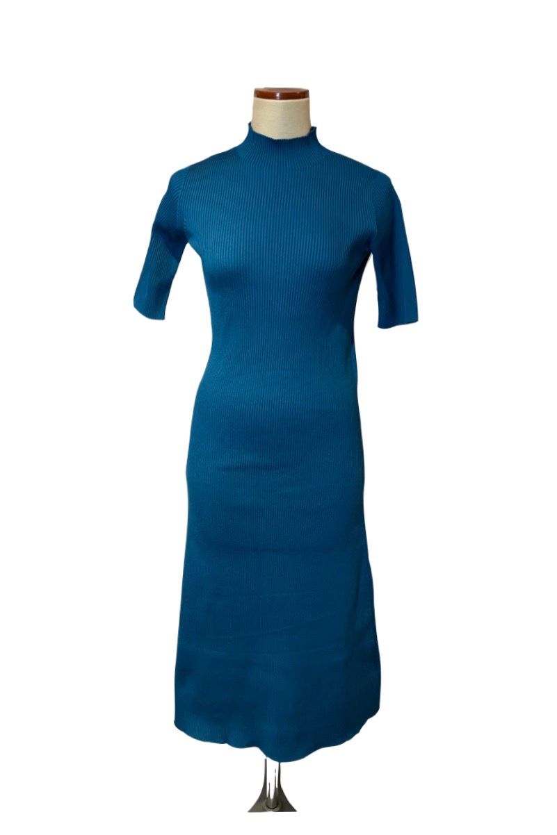 CFCL - portrait dress 3 -teal- 22ss women | asterisk