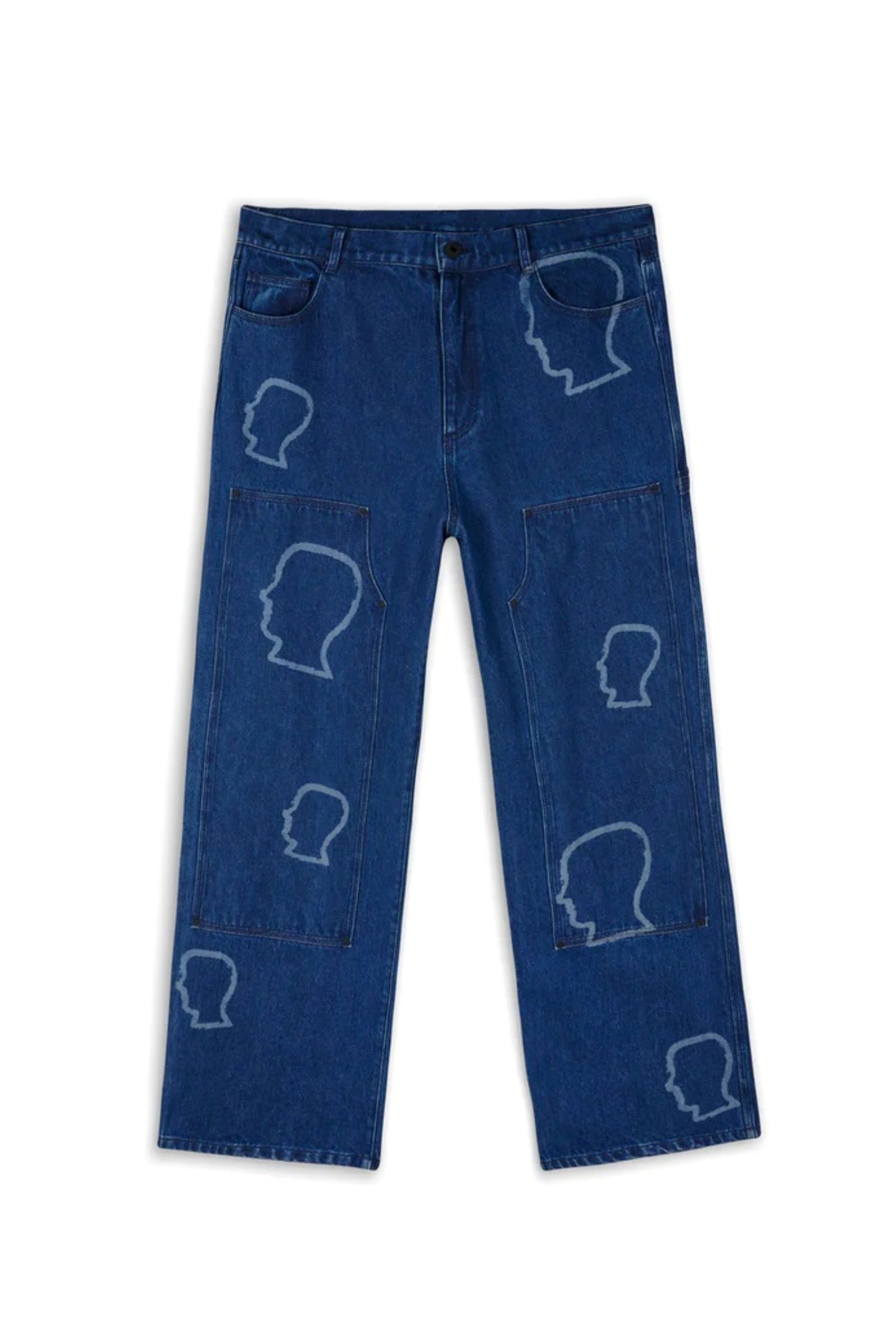 BRAIN DEAD - logohead denim -indigo- 22aw drop4 | asterisk