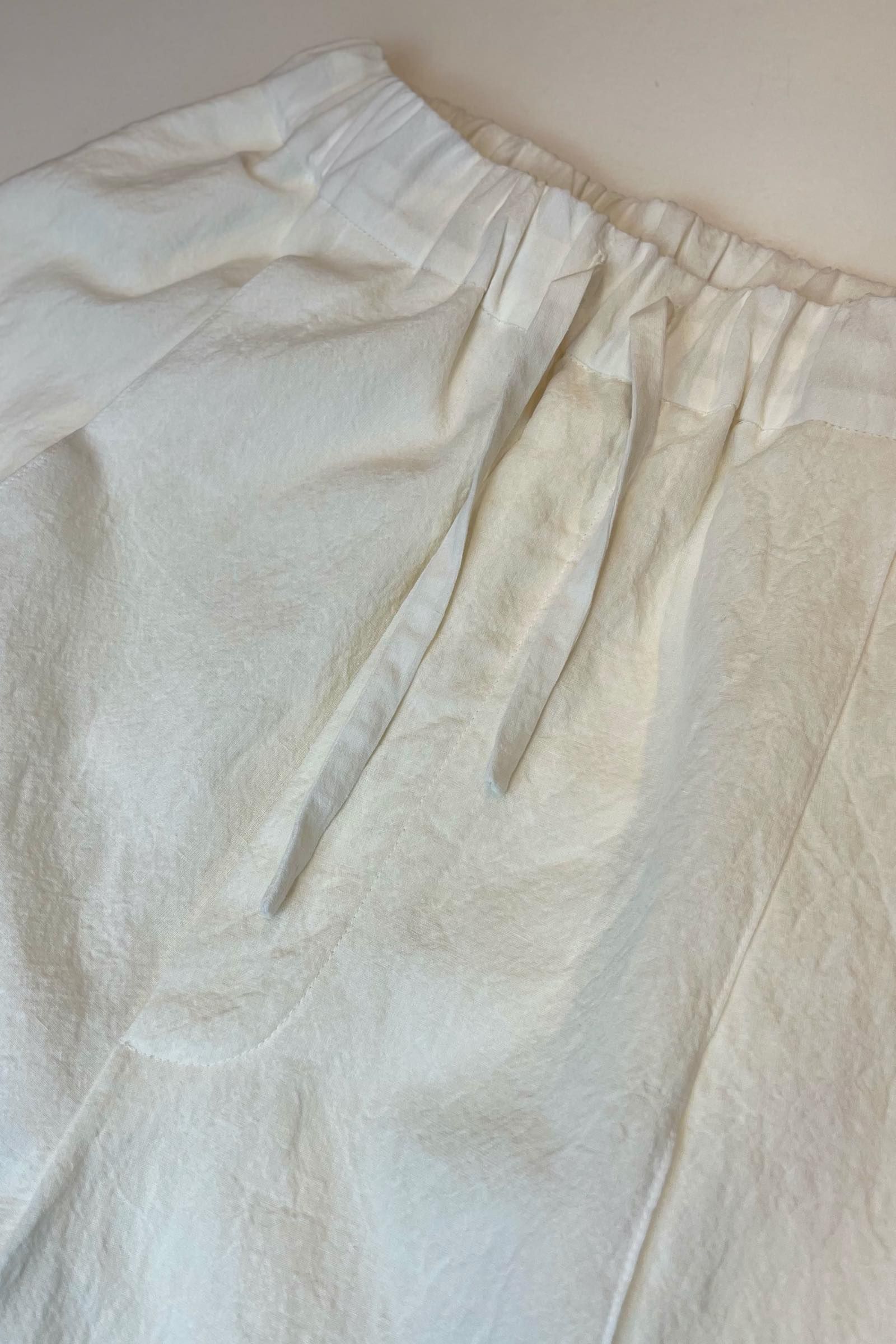 INSCRIRE boil washer easy pantswhite 22ss women asterisk